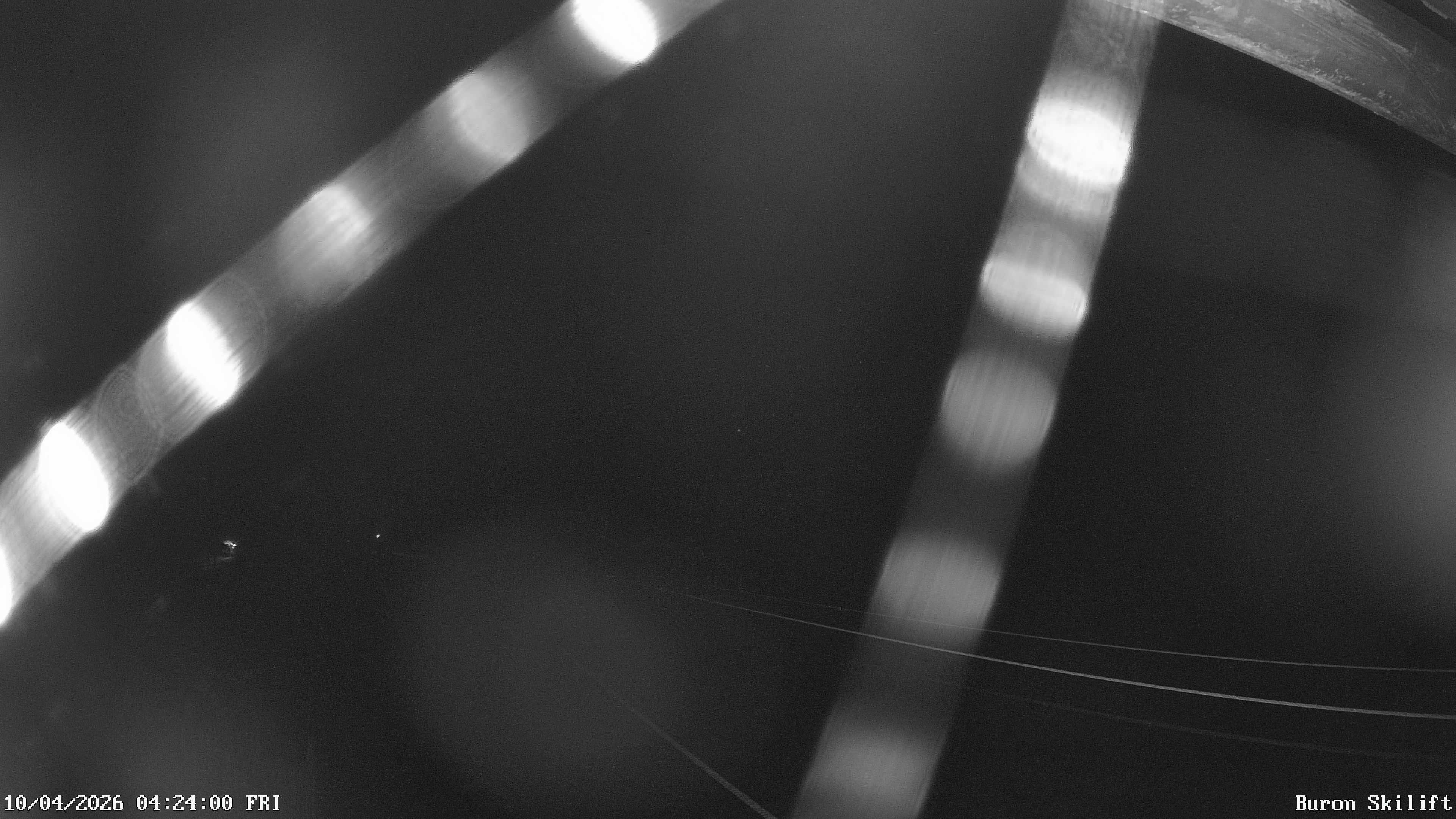 Archived image Webcam Enjoy the panoama view of the ski trail and lift in Buron