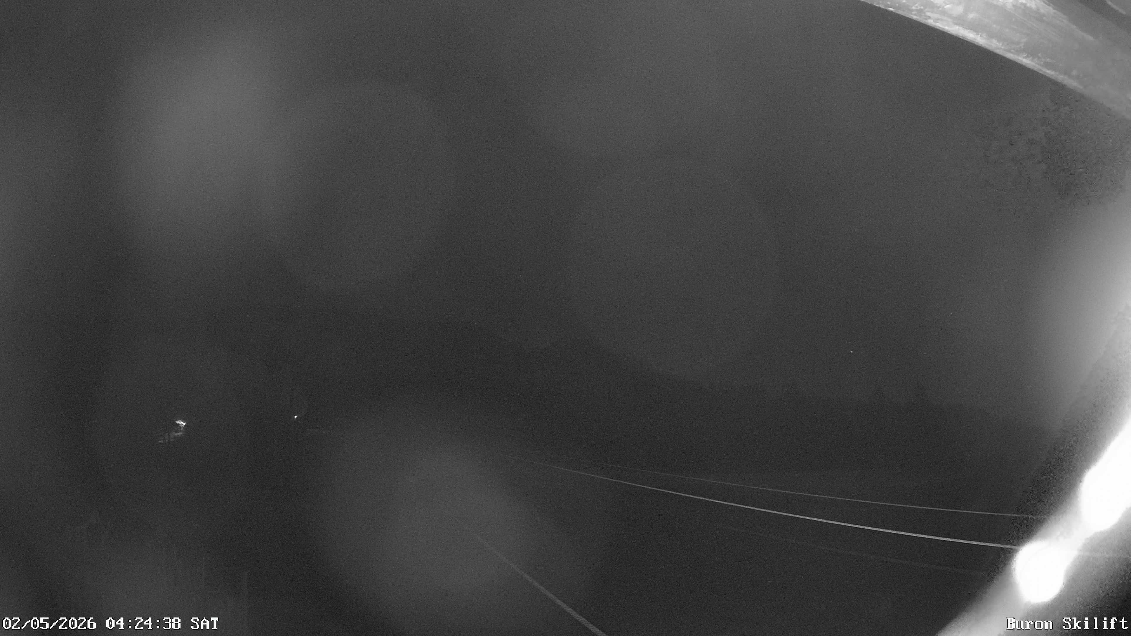 Archived image Webcam Enjoy the panoama view of the ski trail and lift in Buron