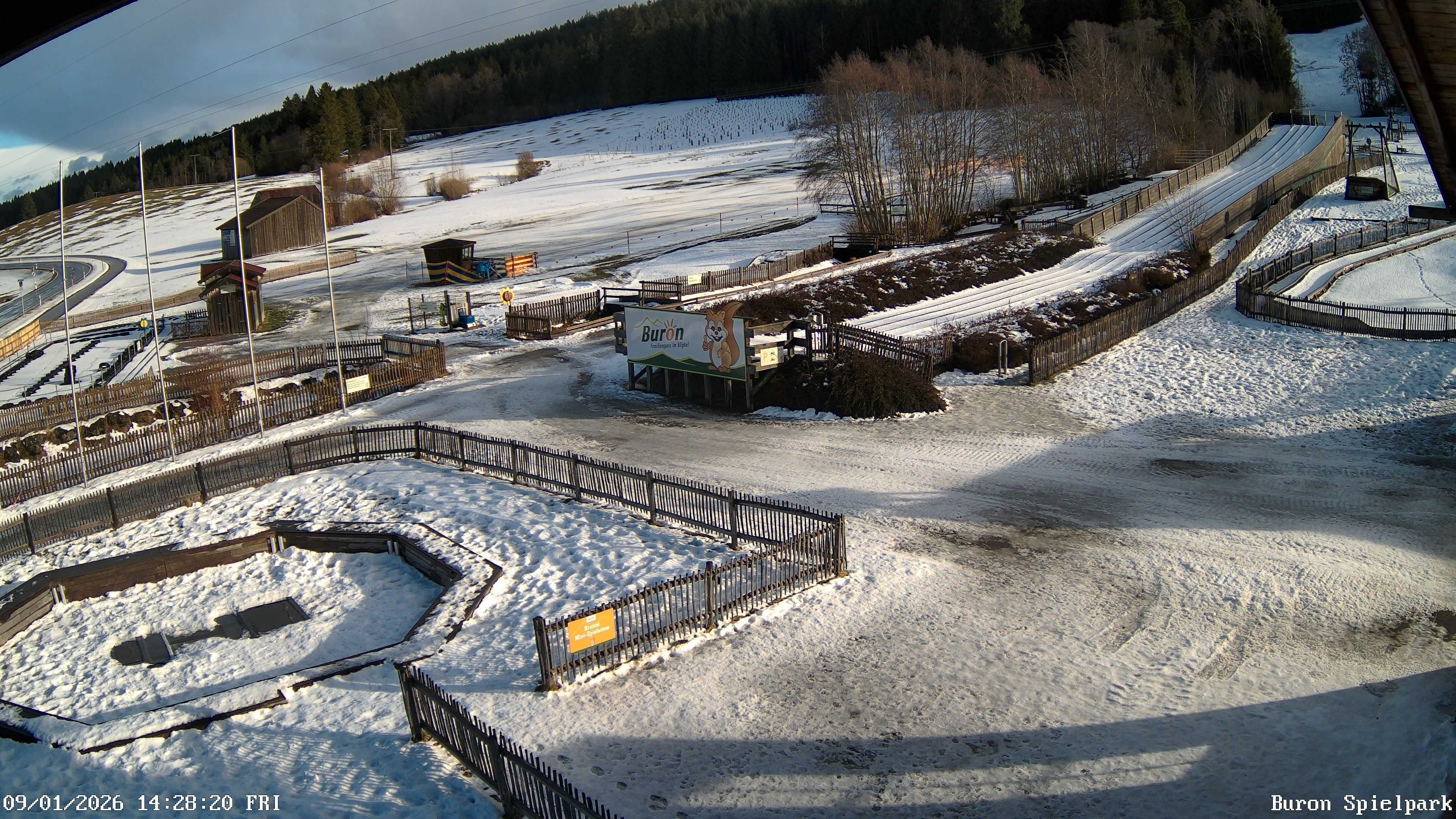 Archiv Foto Webcam Fernsicht auf den Gasthof Buron Stadl im Tal