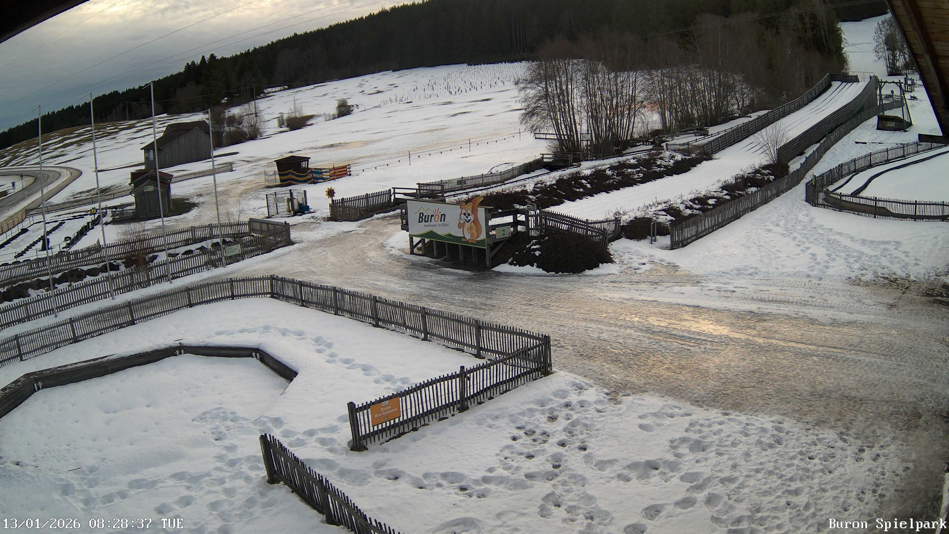 Archiv Foto Webcam Fernsicht auf den Gasthof Buron Stadl im Tal
