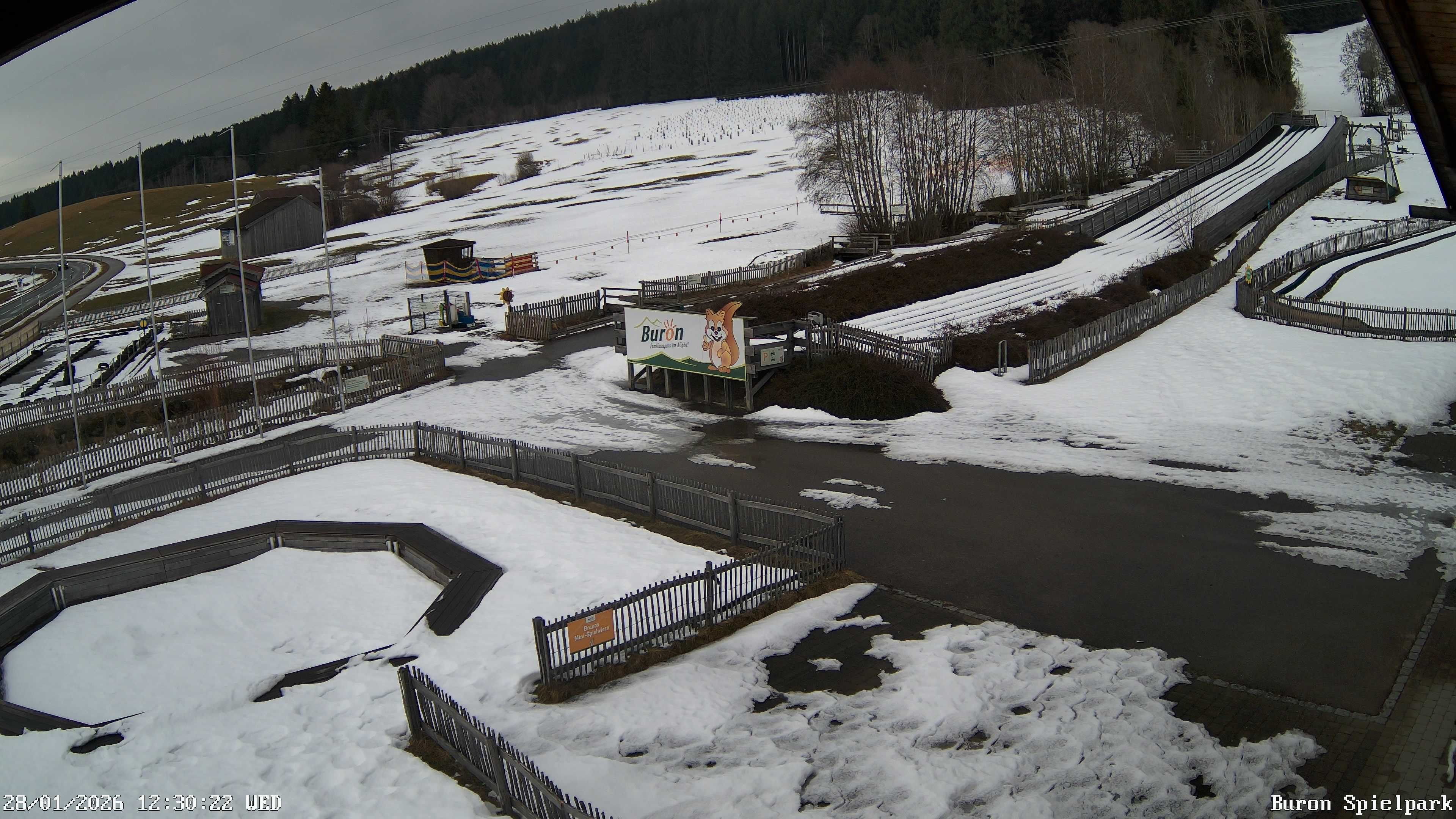 Archiv Foto Webcam Fernsicht auf den Gasthof Buron Stadl im Tal