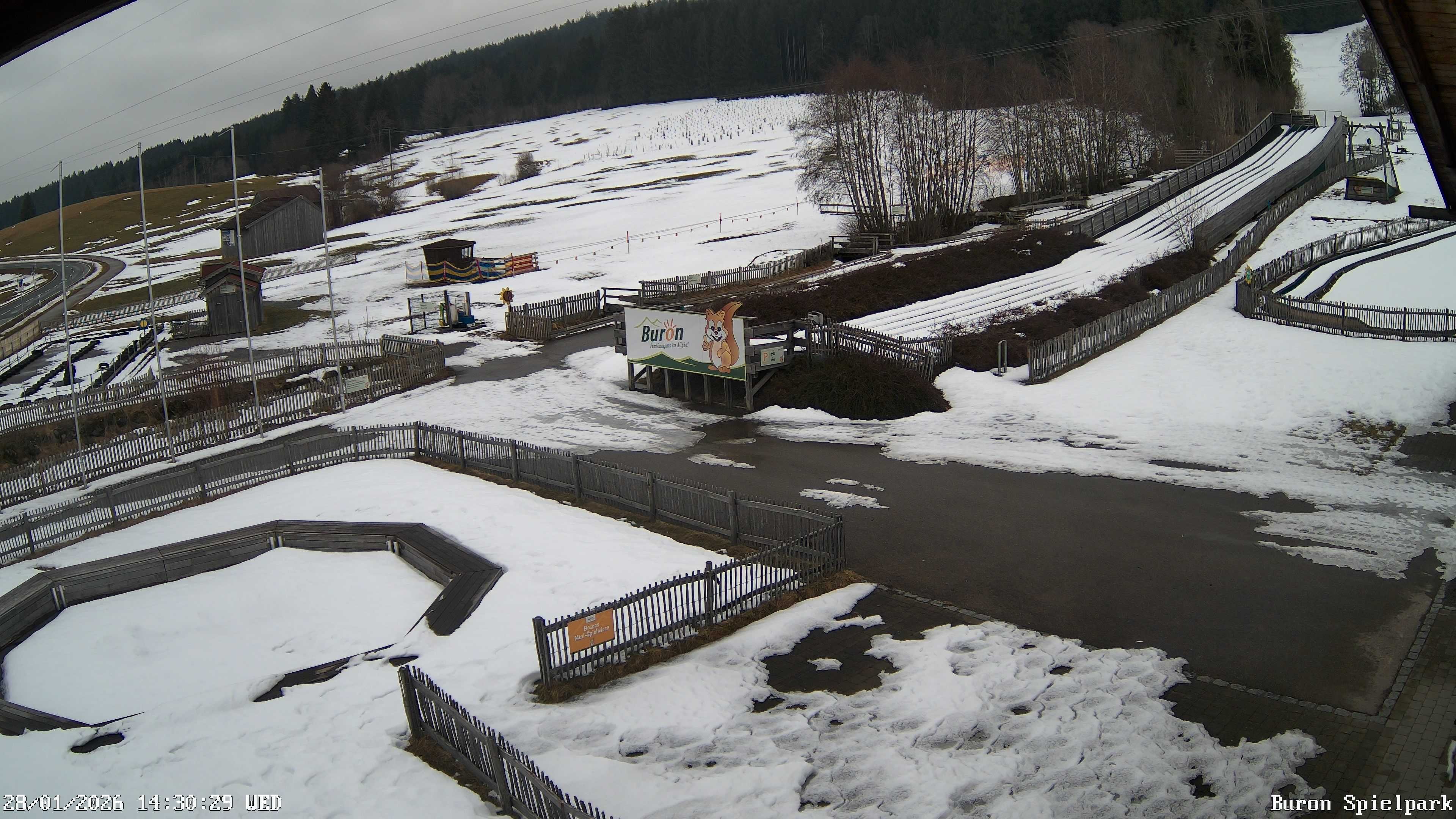 Archiv Foto Webcam Fernsicht auf den Gasthof Buron Stadl im Tal