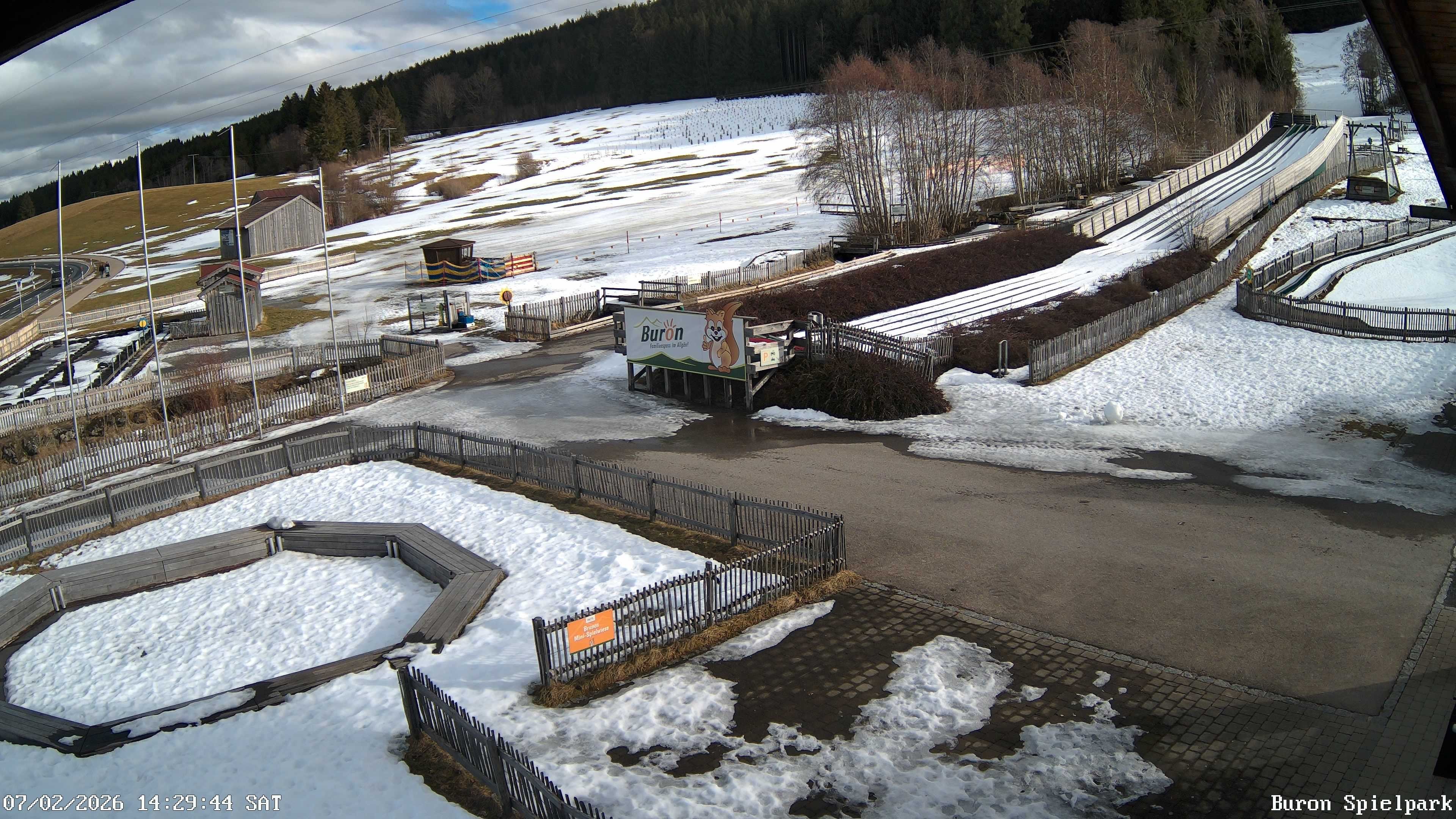 Archiv Foto Webcam Fernsicht auf den Gasthof Buron Stadl im Tal