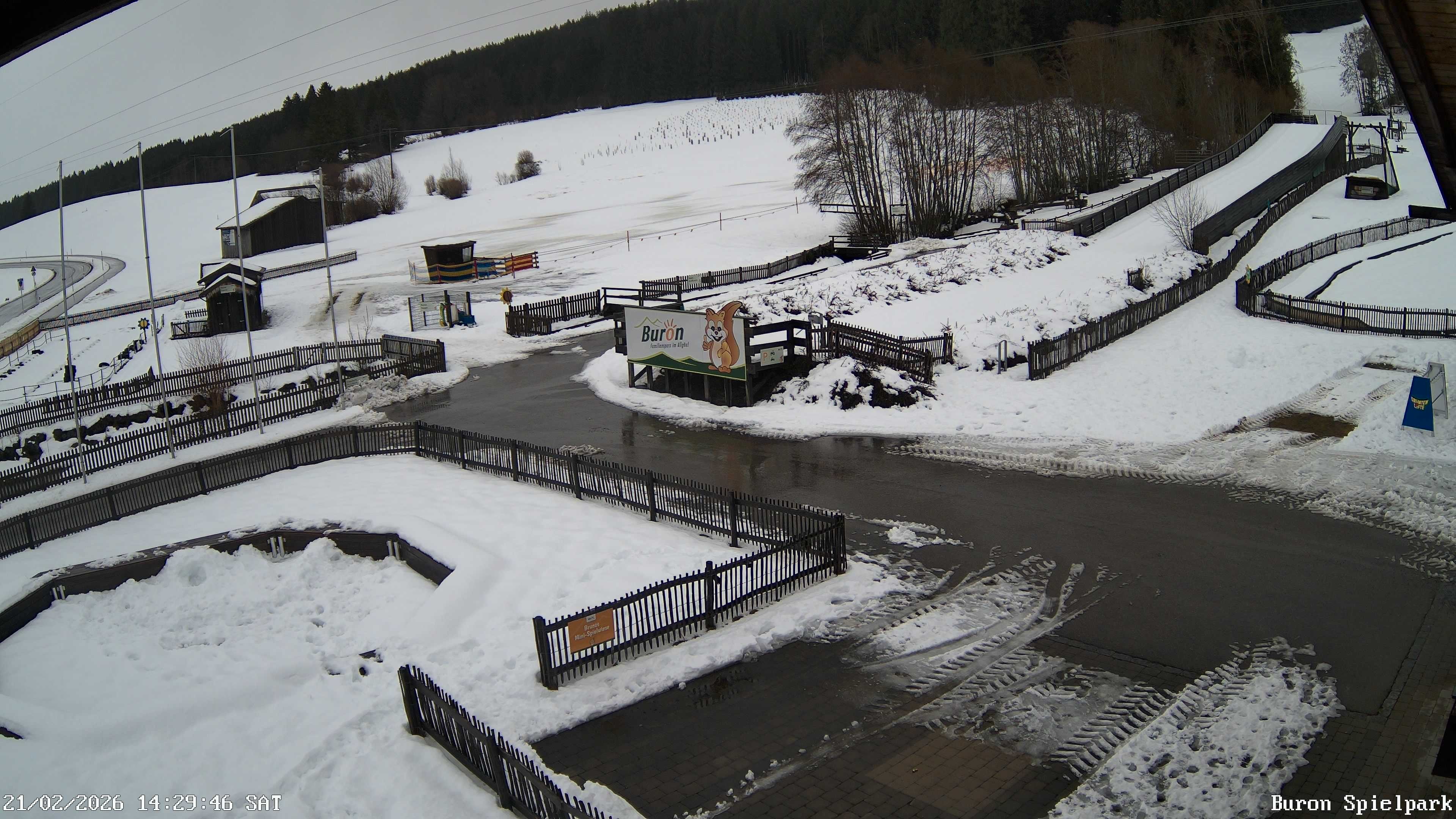 Archiv Foto Webcam Fernsicht auf den Gasthof Buron Stadl im Tal