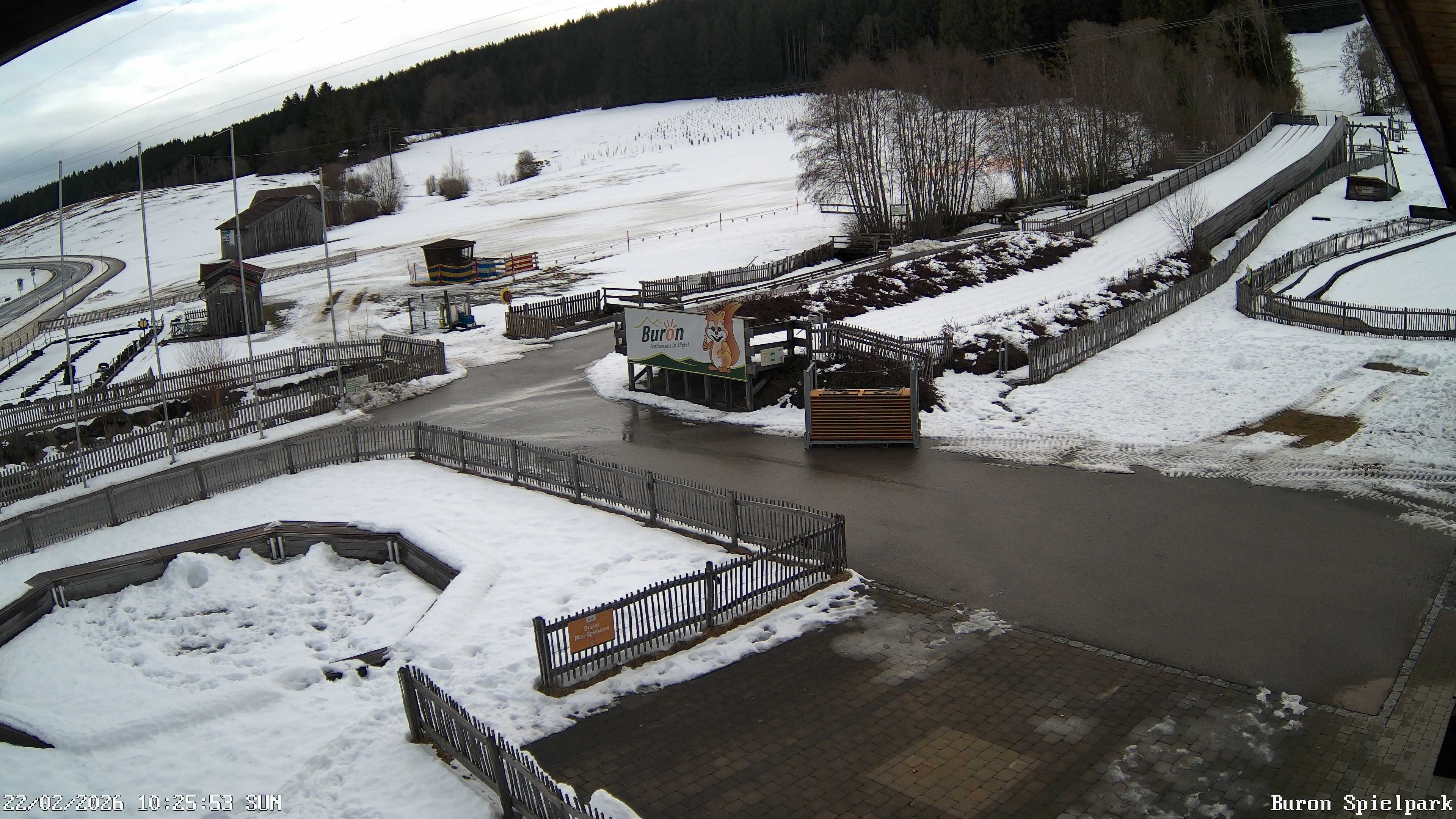 Archiv Foto Webcam Fernsicht auf den Gasthof Buron Stadl im Tal