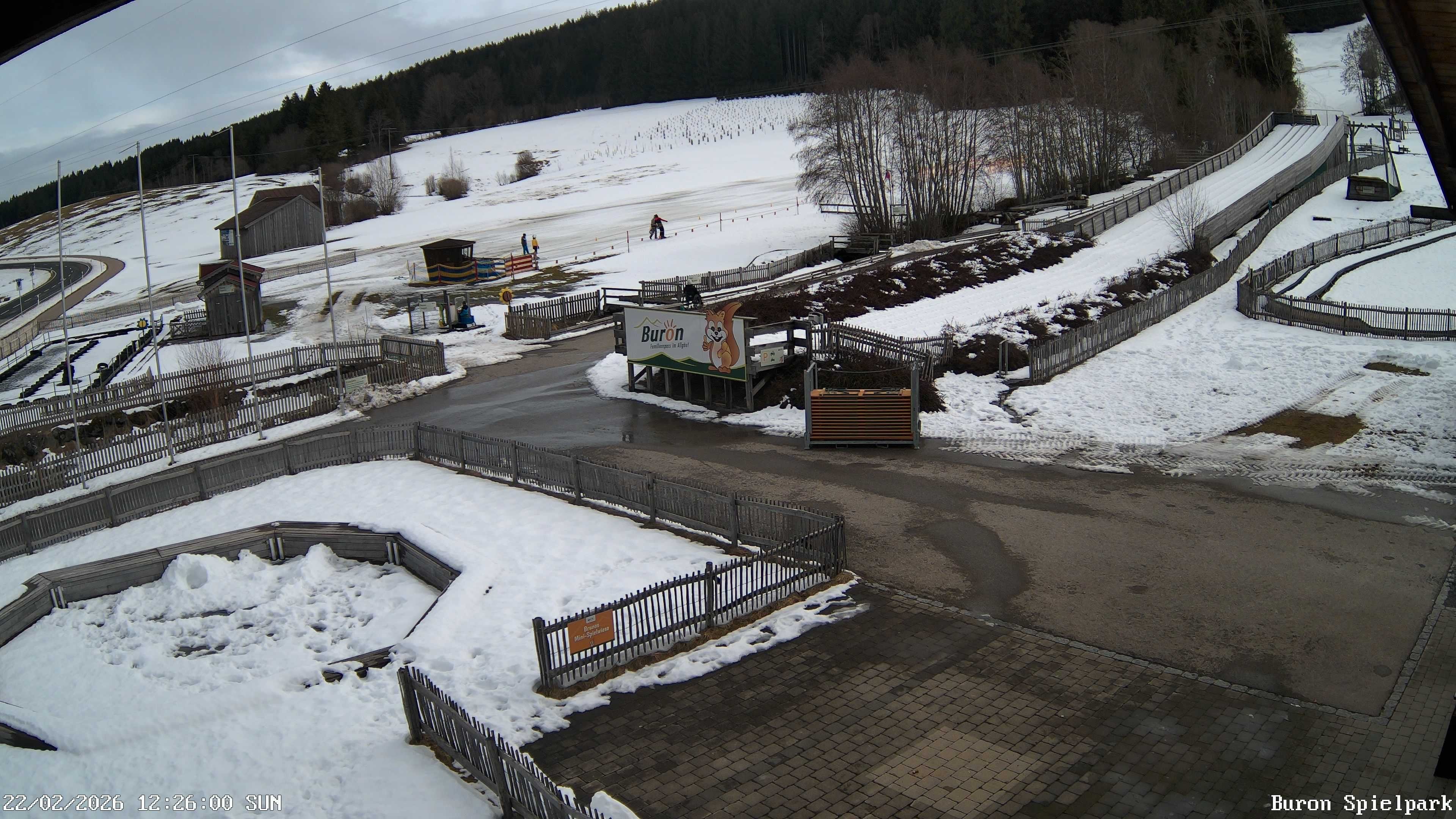 Archiv Foto Webcam Fernsicht auf den Gasthof Buron Stadl im Tal