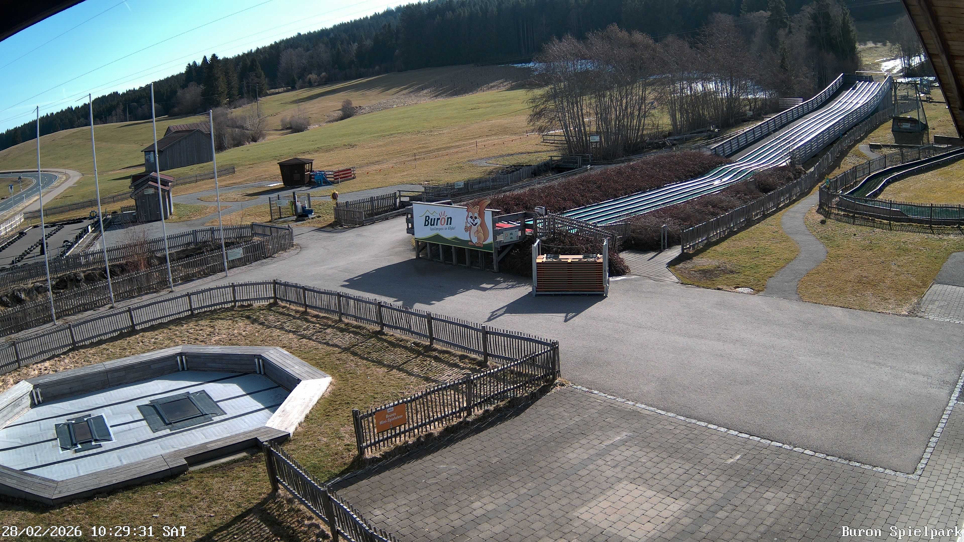 Archiv Foto Webcam Fernsicht auf den Gasthof Buron Stadl im Tal