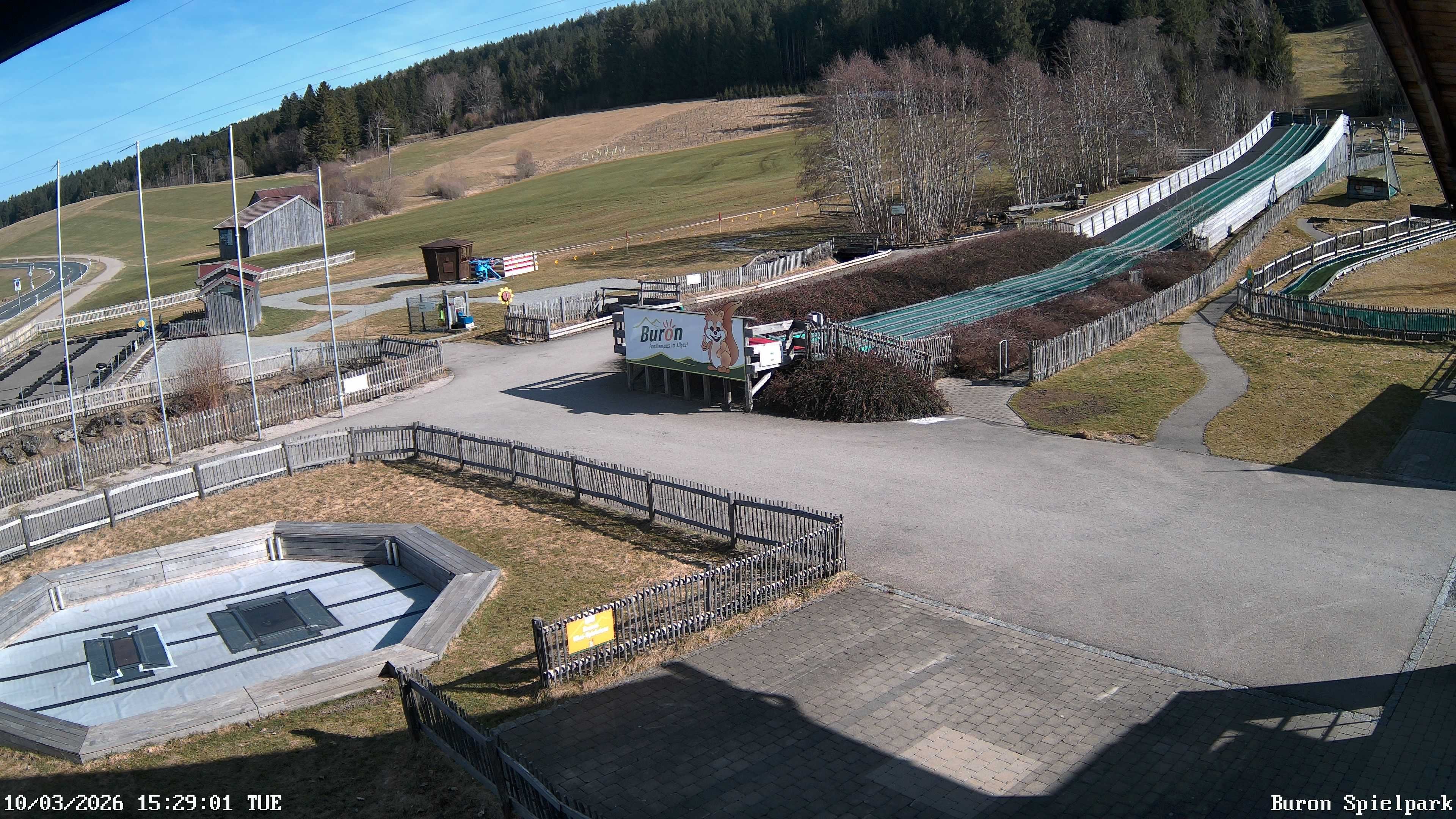 Archiv Foto Webcam Fernsicht auf den Gasthof Buron Stadl im Tal