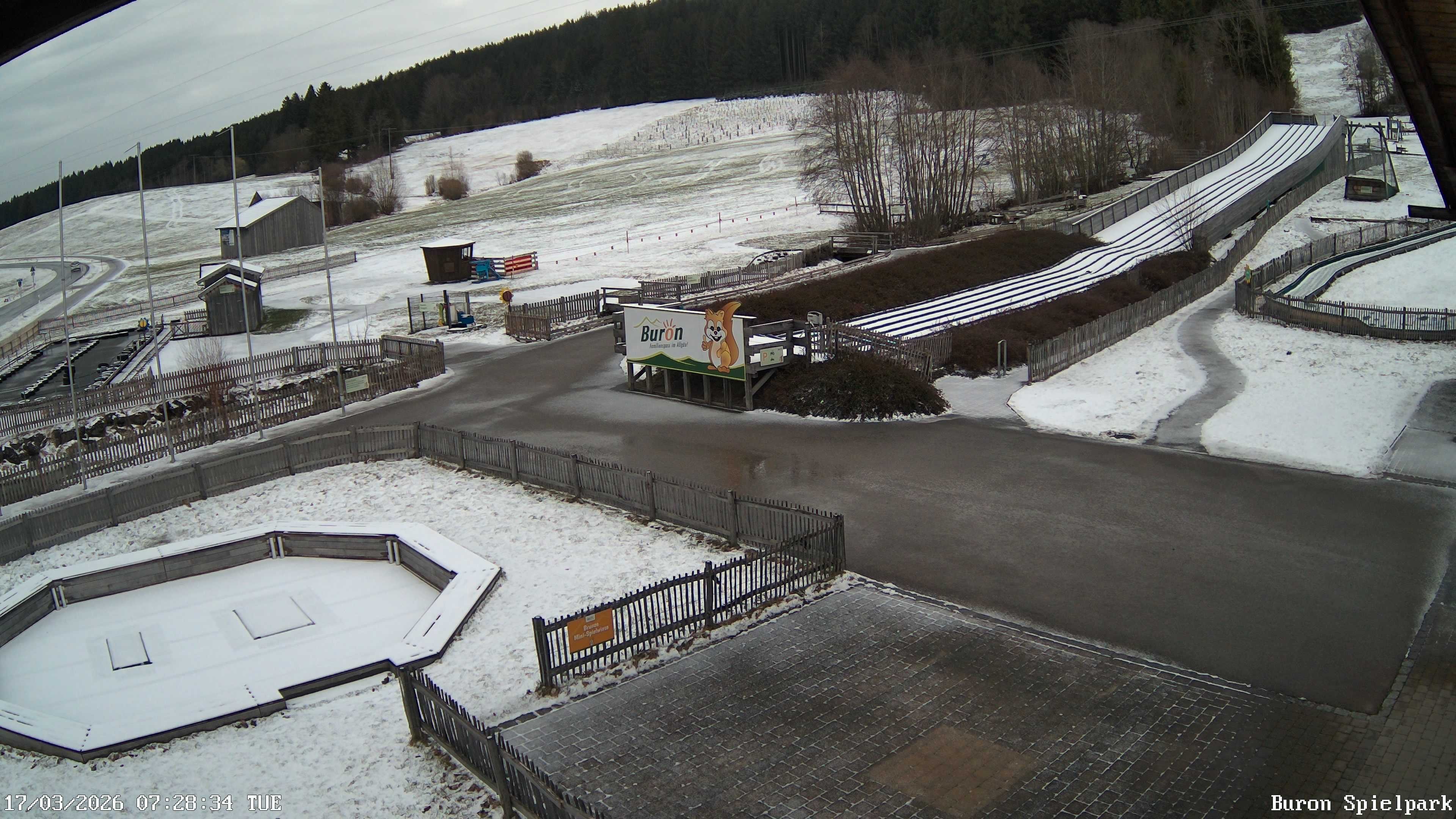 Archiv Foto Webcam Fernsicht auf den Gasthof Buron Stadl im Tal