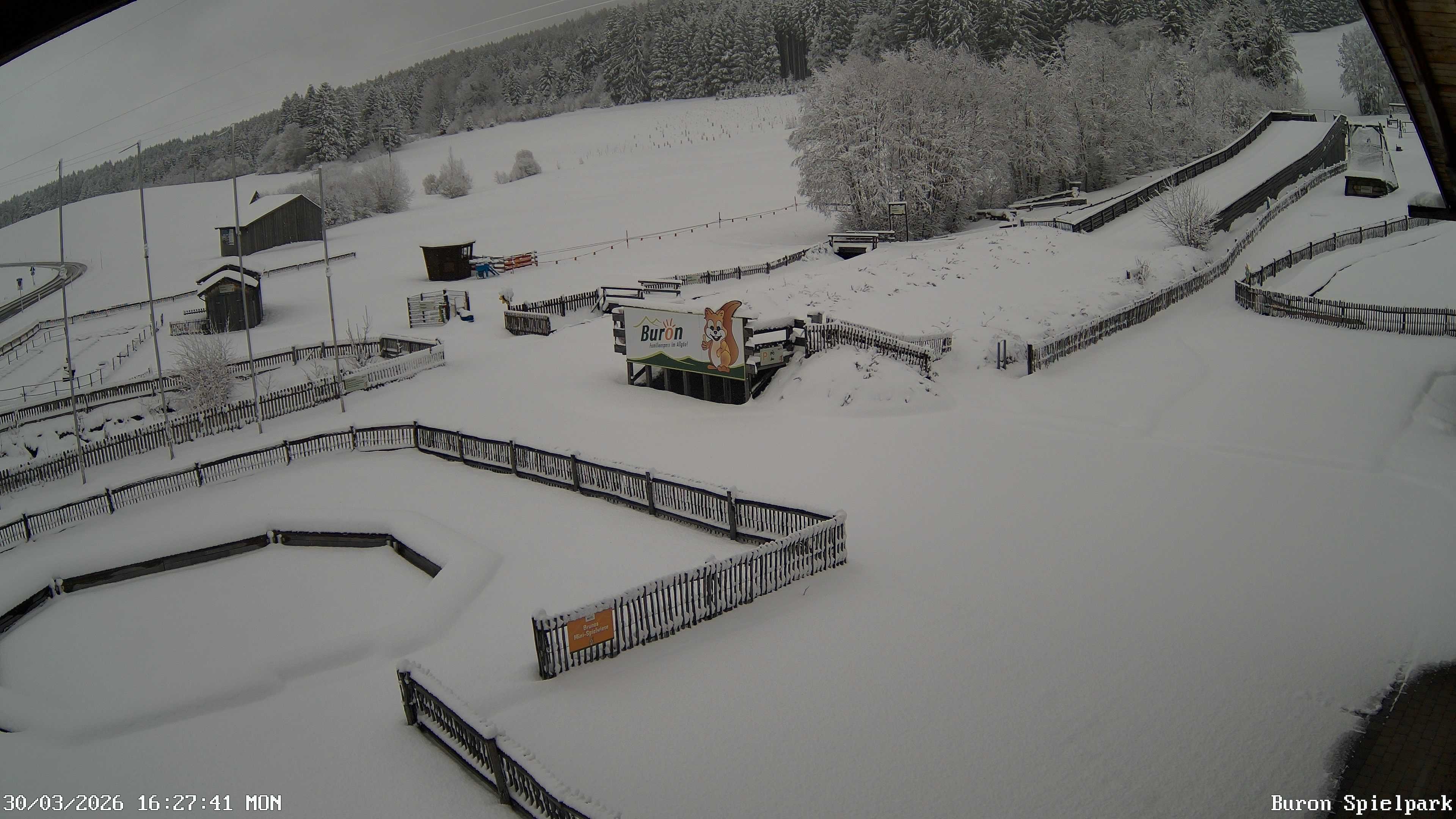 Archived image Webcam with the view of the Alpine restaurant Buron Stadl