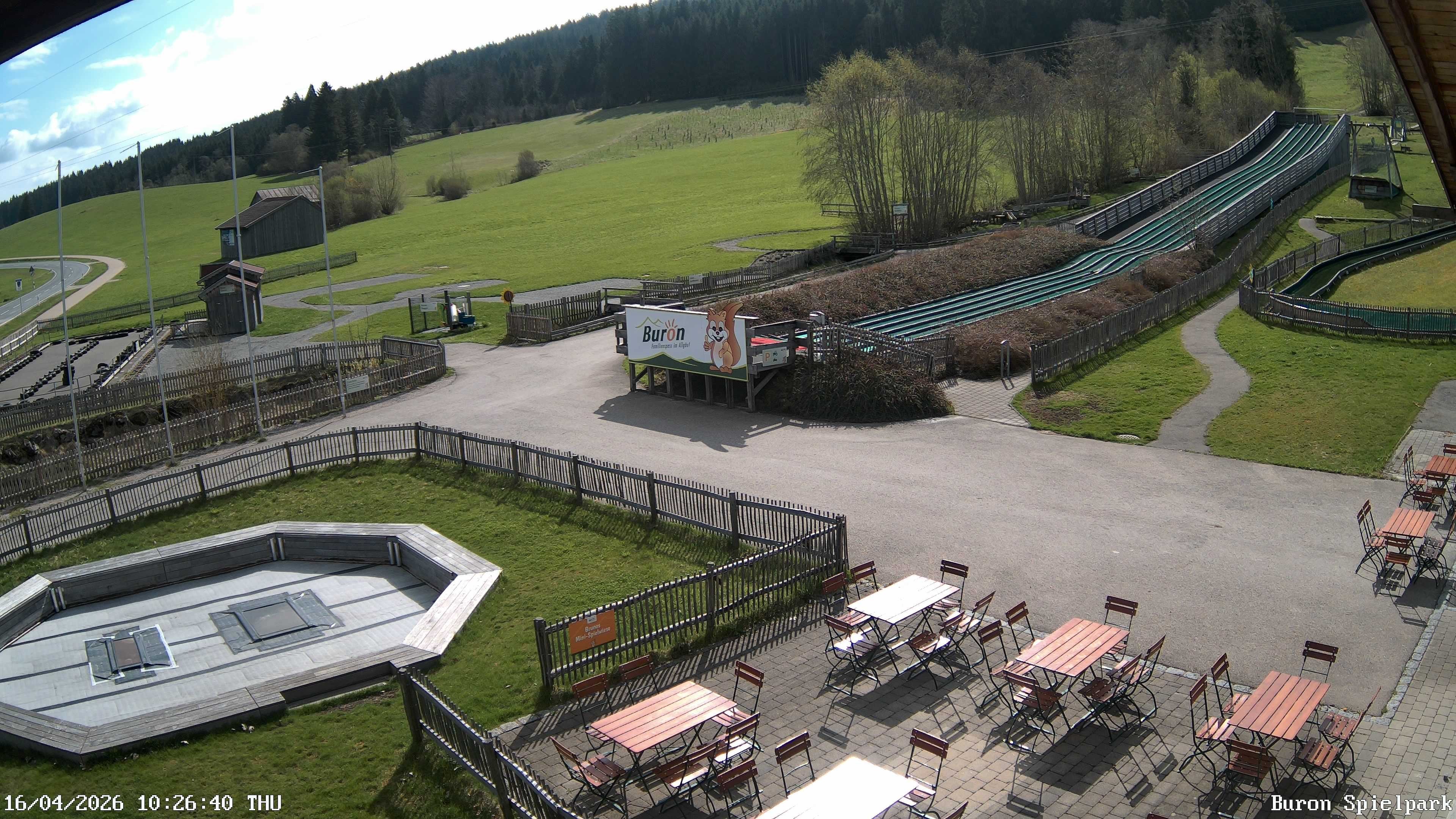 Archiv Foto Webcam Fernsicht auf den Gasthof Buron Stadl im Tal