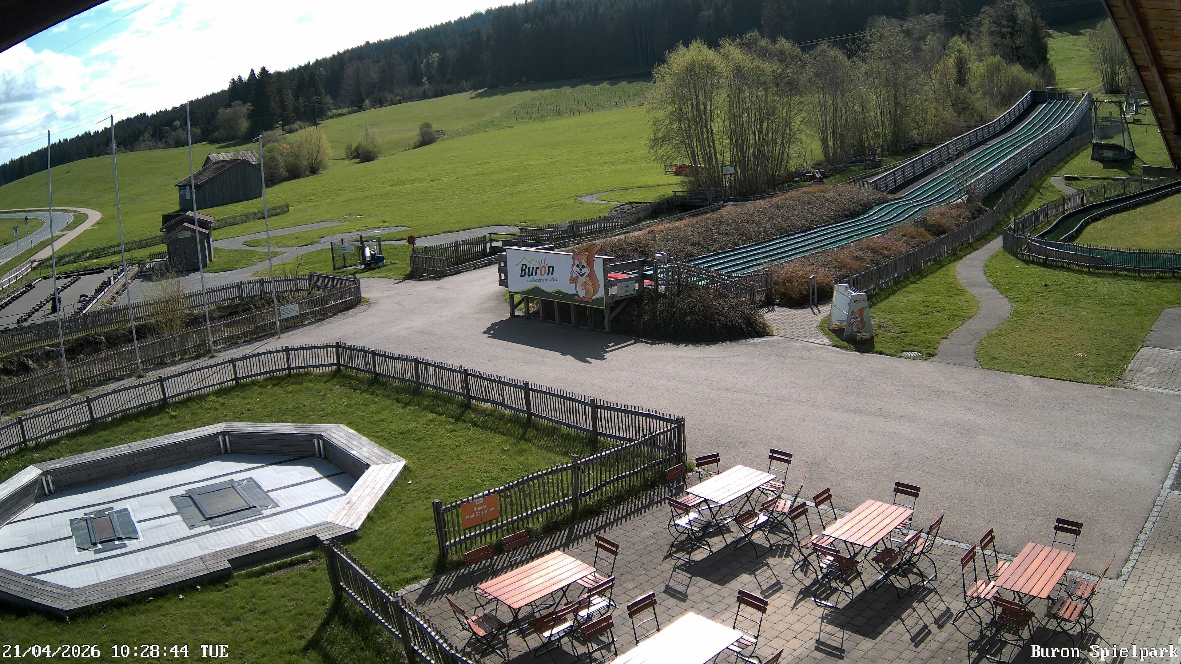 Archiv Foto Webcam Fernsicht auf den Gasthof Buron Stadl im Tal