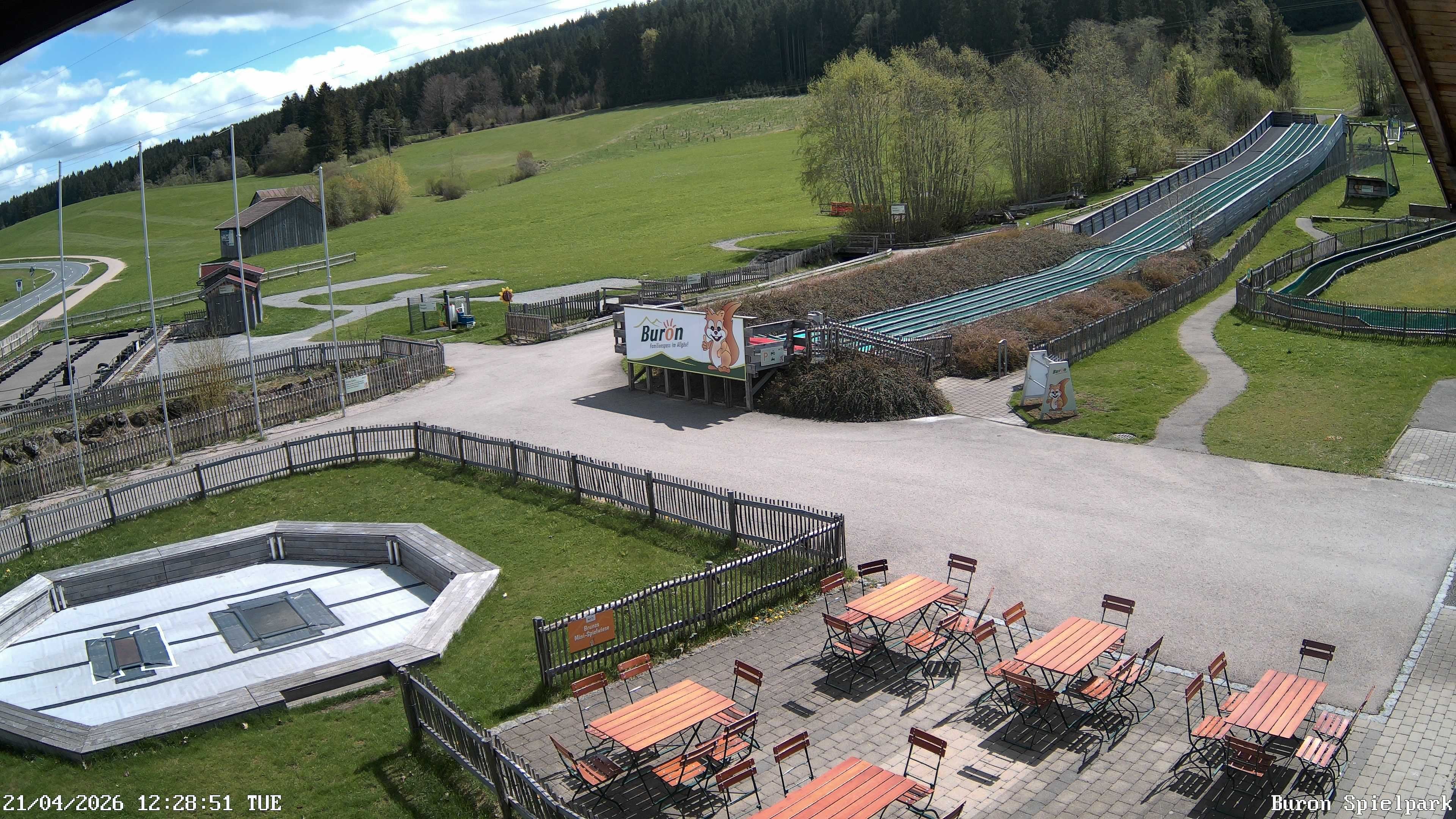 Archiv Foto Webcam Fernsicht auf den Gasthof Buron Stadl im Tal