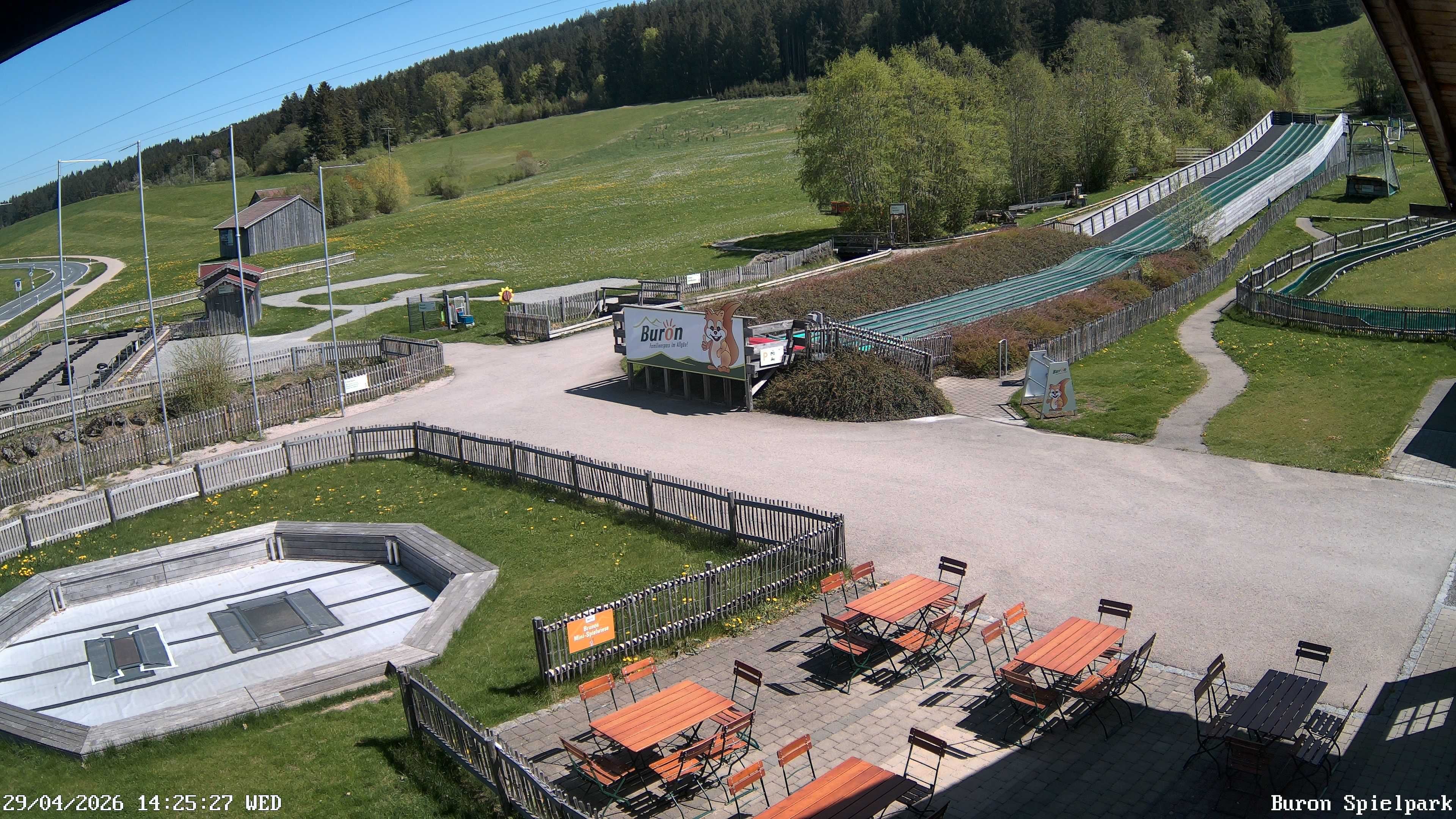 Archiv Foto Webcam Fernsicht auf den Gasthof Buron Stadl im Tal