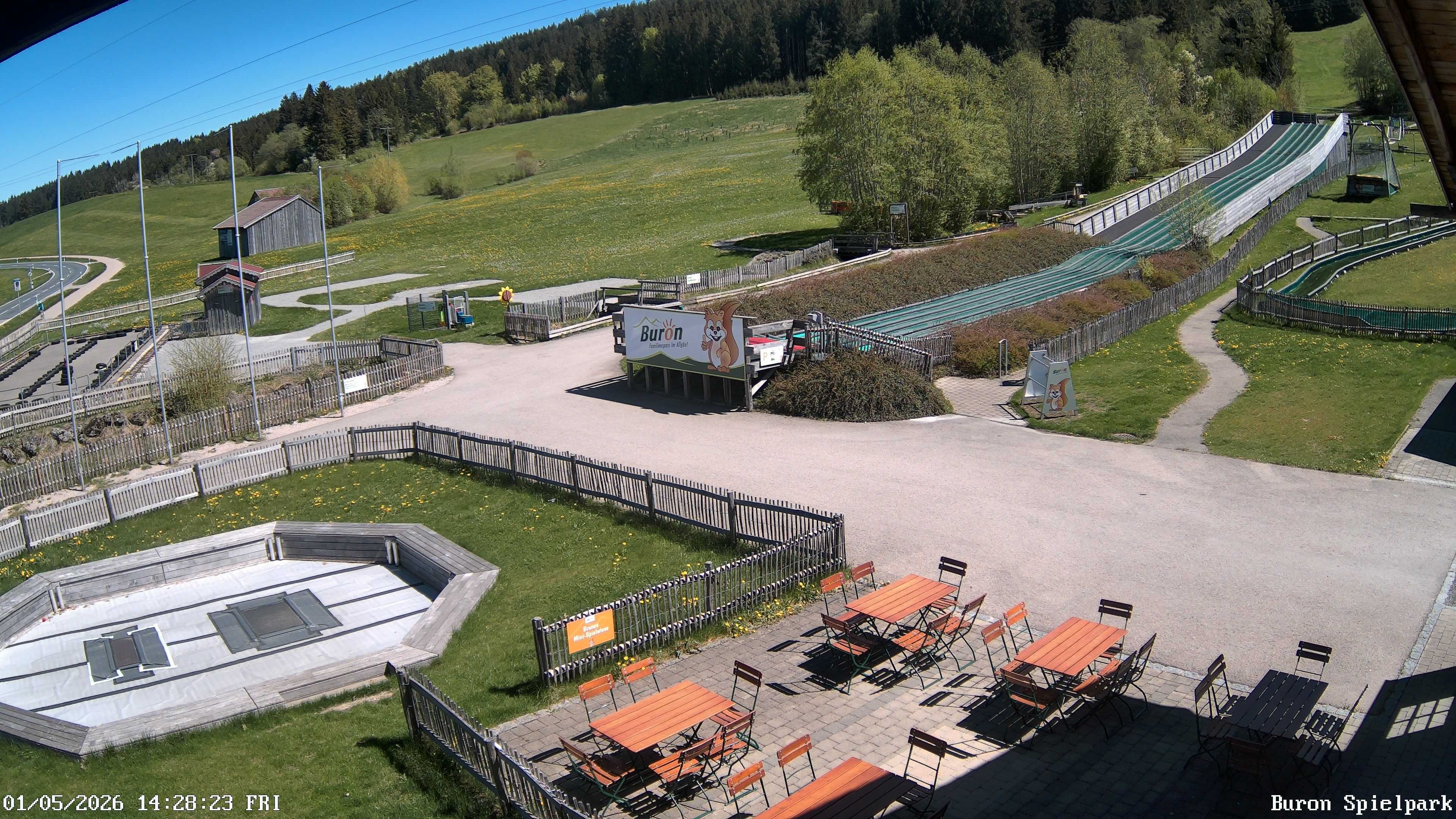 Archiv Foto Webcam Fernsicht auf den Gasthof Buron Stadl im Tal