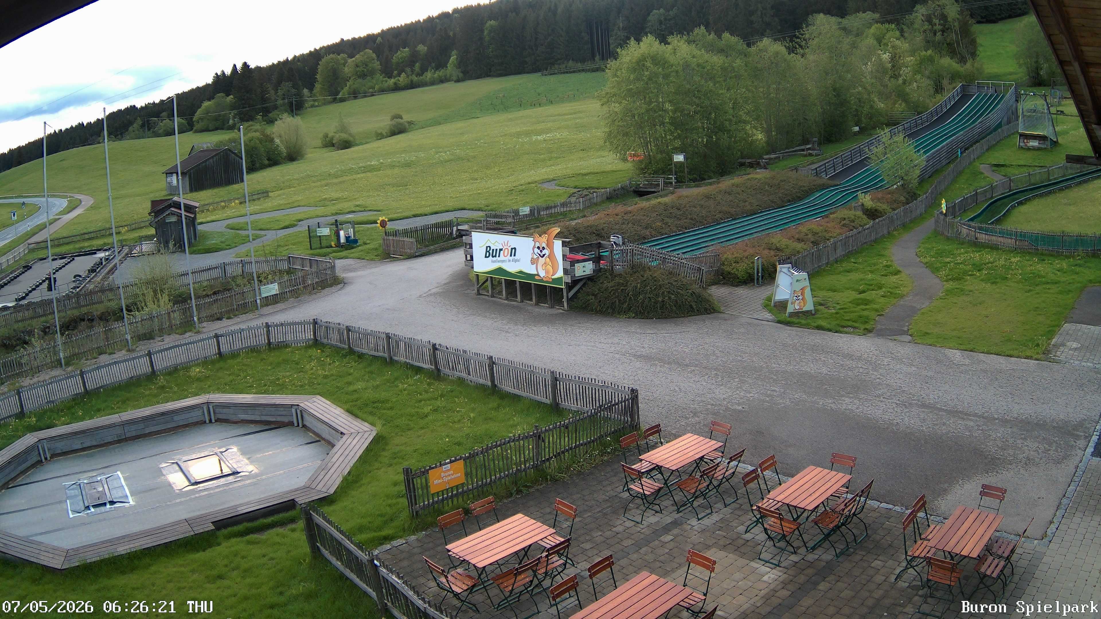 Archiv Foto Webcam Fernsicht auf den Gasthof Buron Stadl im Tal