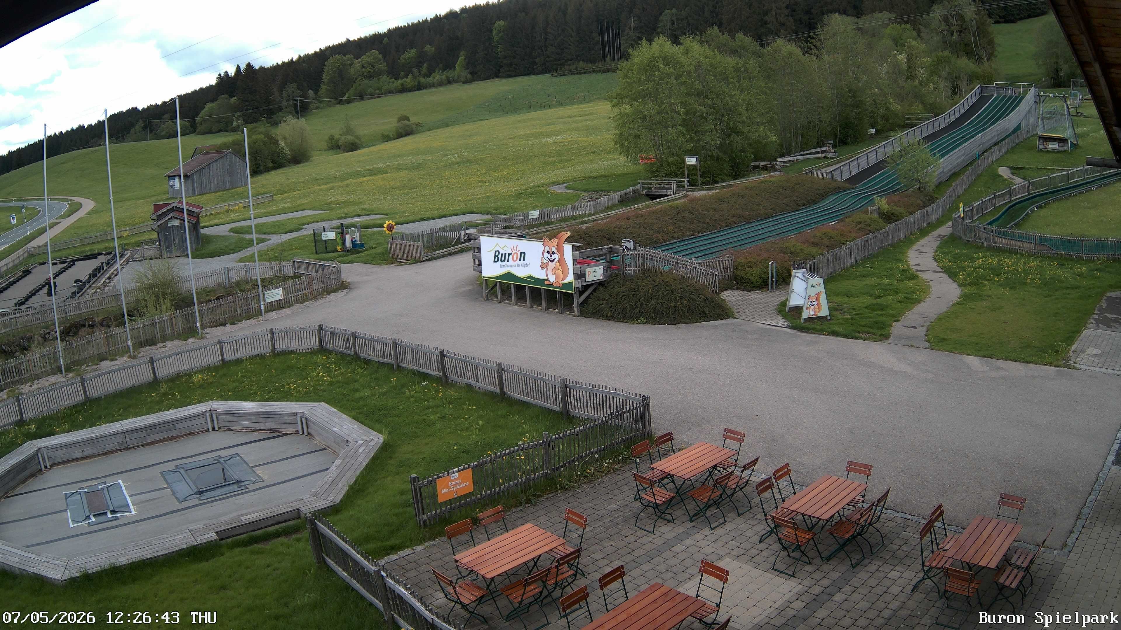 Archiv Foto Webcam Fernsicht auf den Gasthof Buron Stadl im Tal