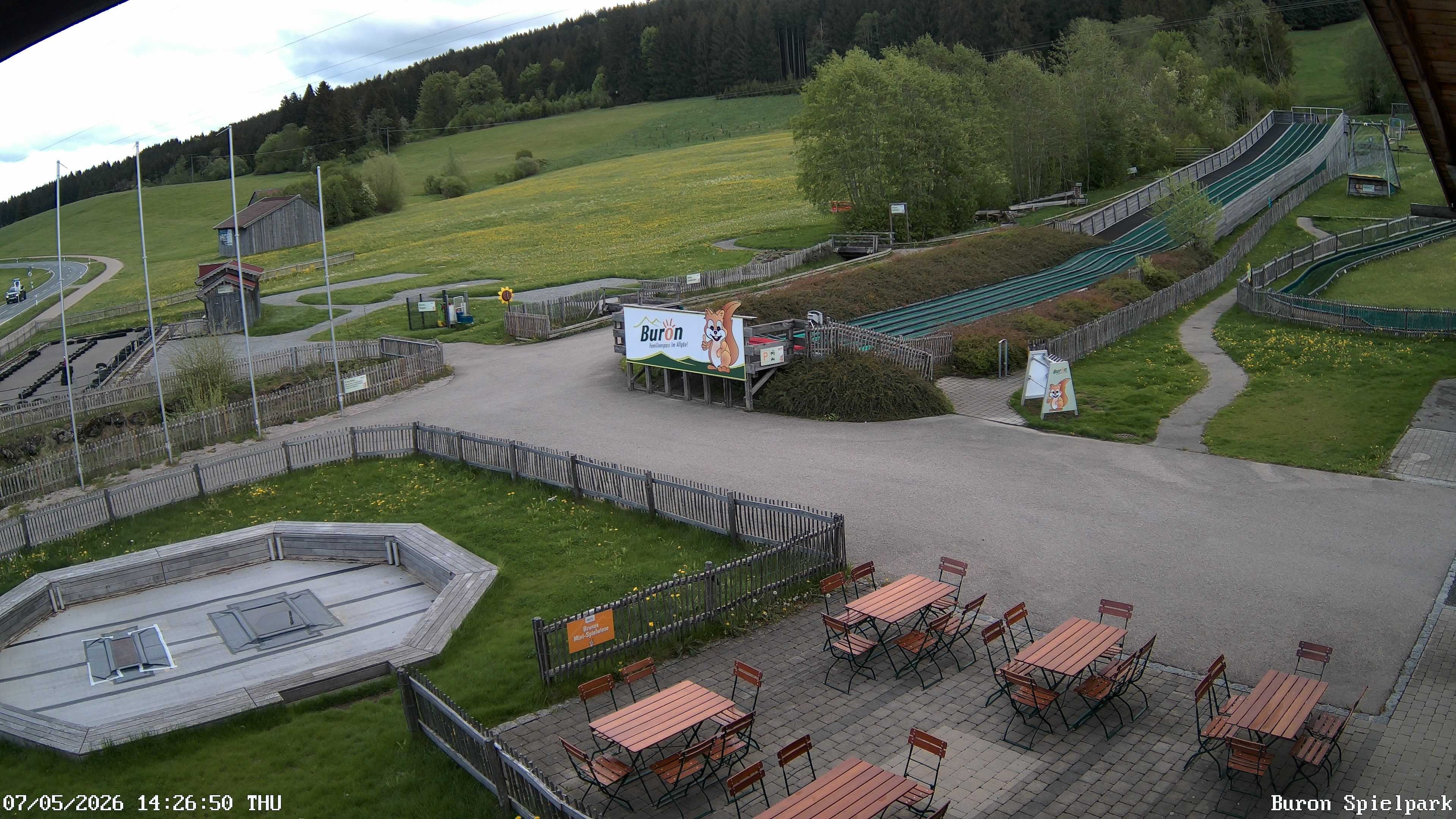 Archiv Foto Webcam Fernsicht auf den Gasthof Buron Stadl im Tal