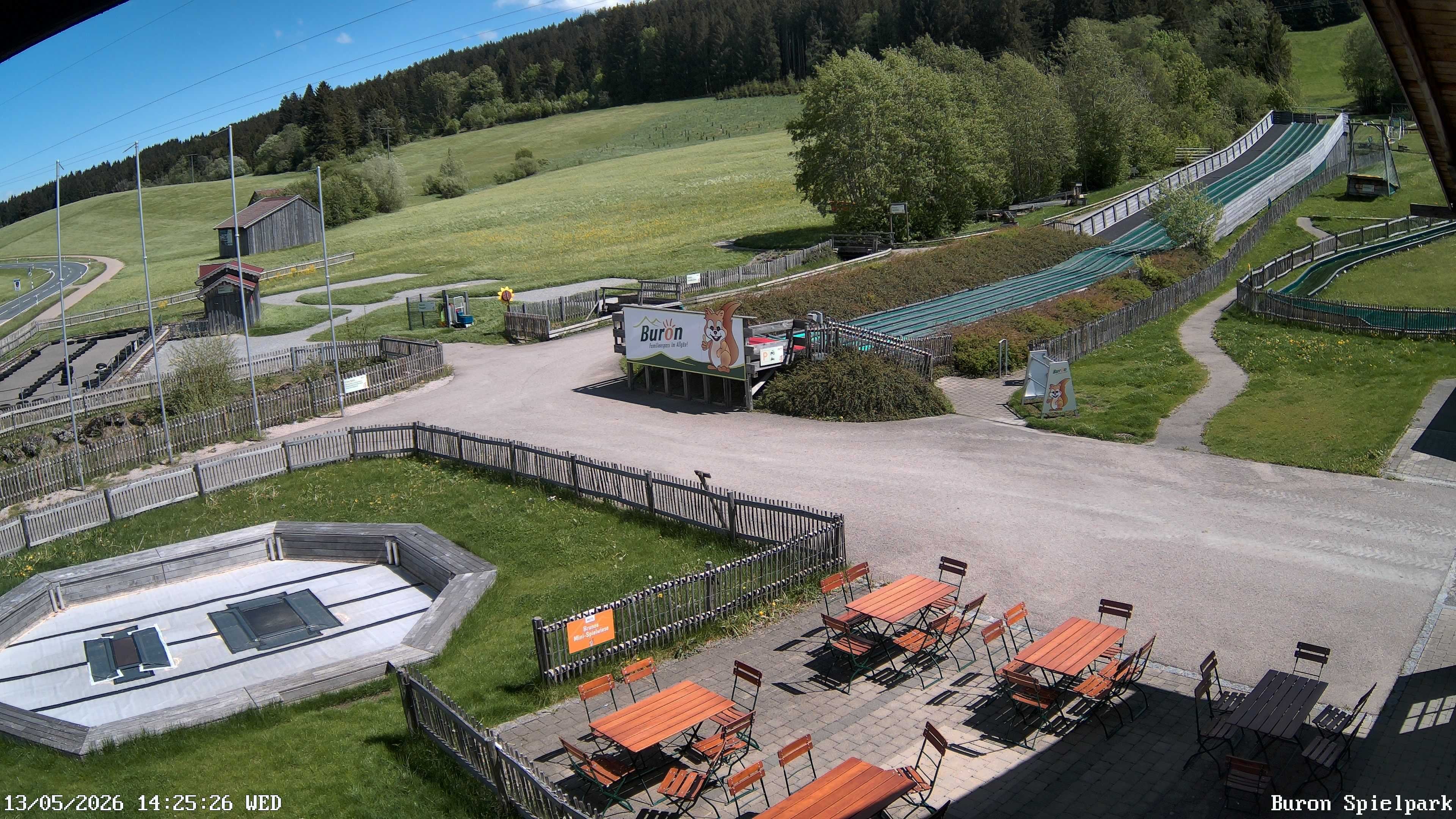 Archiv Foto Webcam Fernsicht auf den Gasthof Buron Stadl im Tal