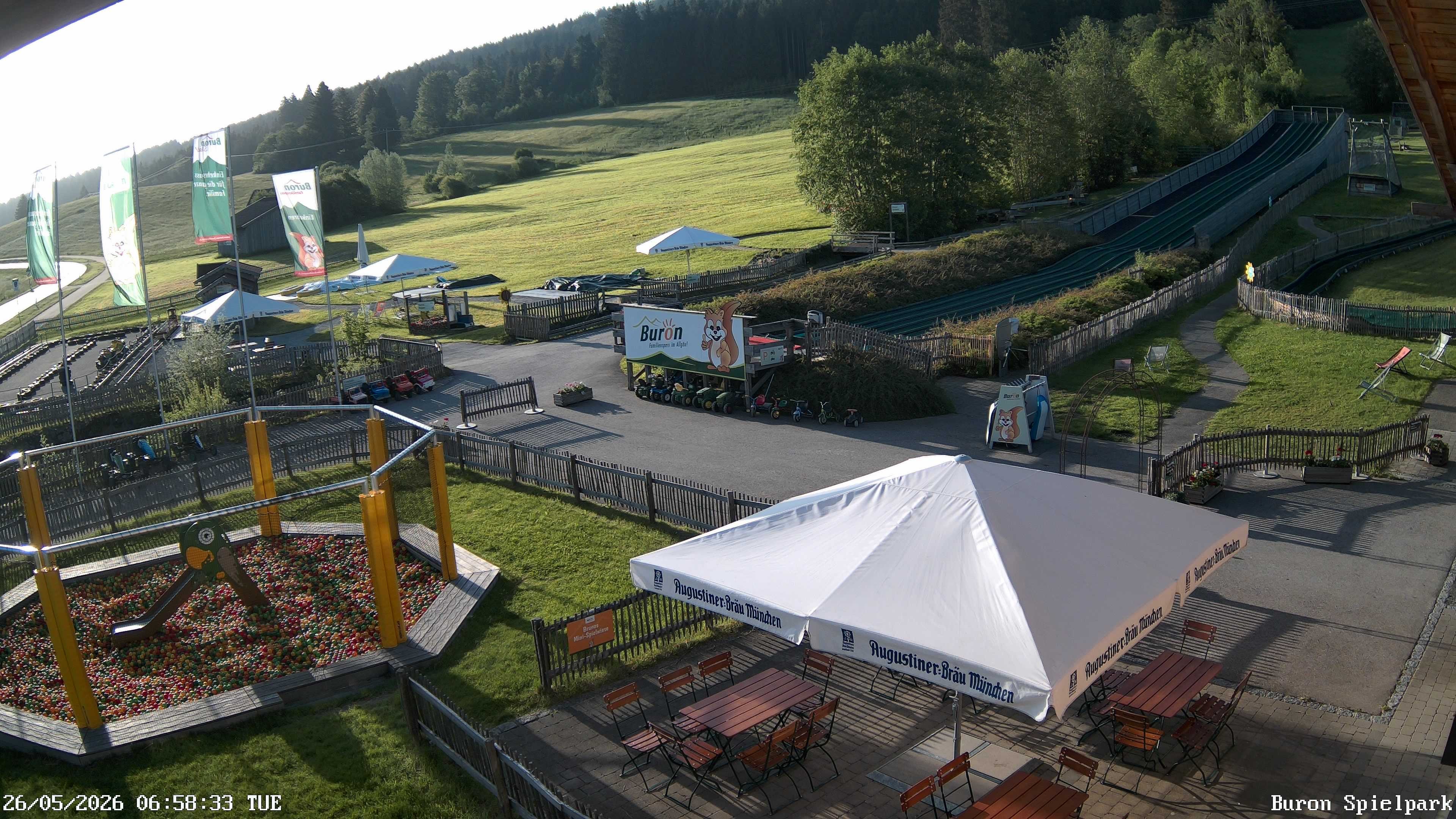 Archiv Foto Webcam Fernsicht auf den Gasthof Buron Stadl im Tal