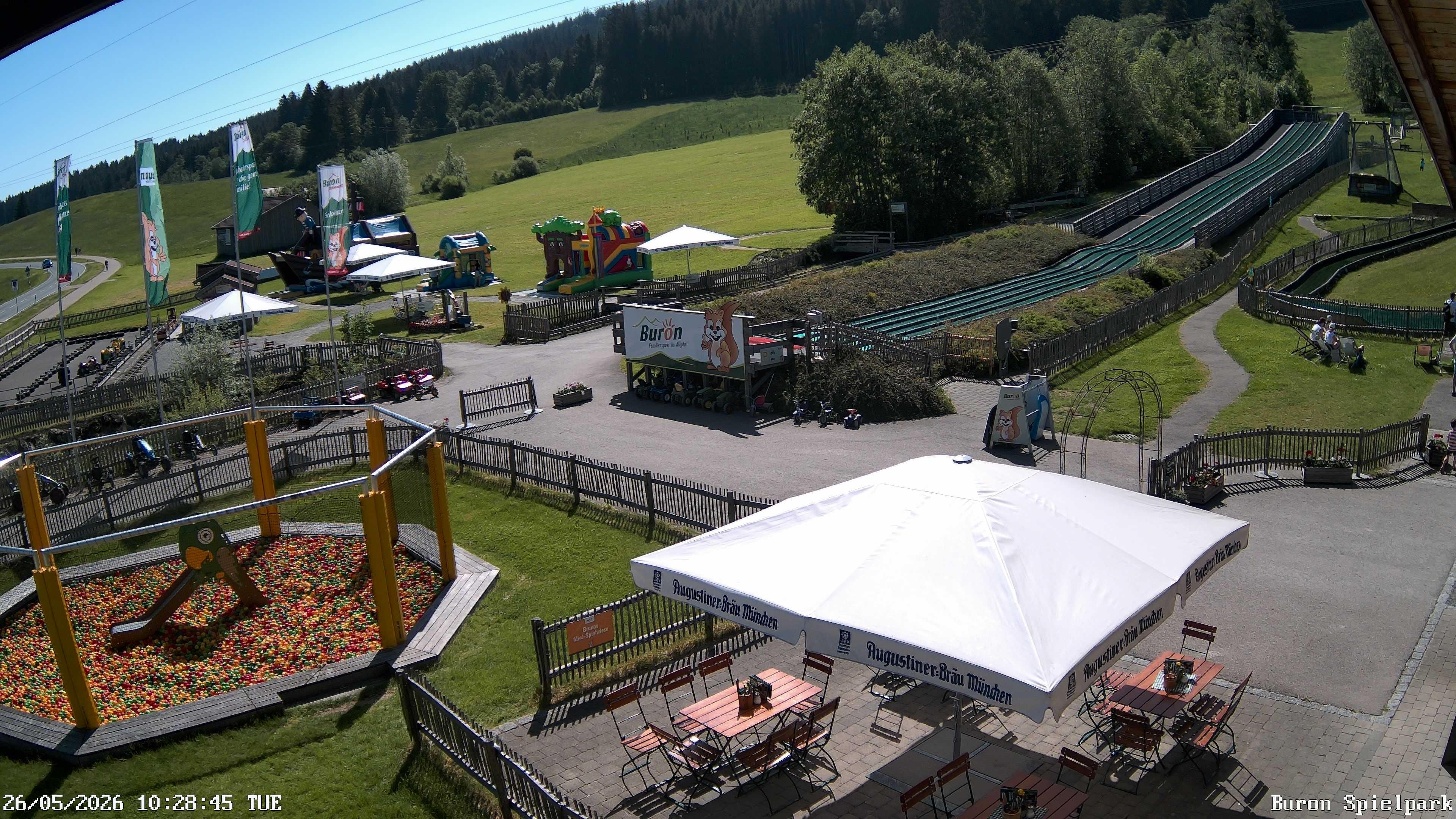 Archiv Foto Webcam Fernsicht auf den Gasthof Buron Stadl im Tal