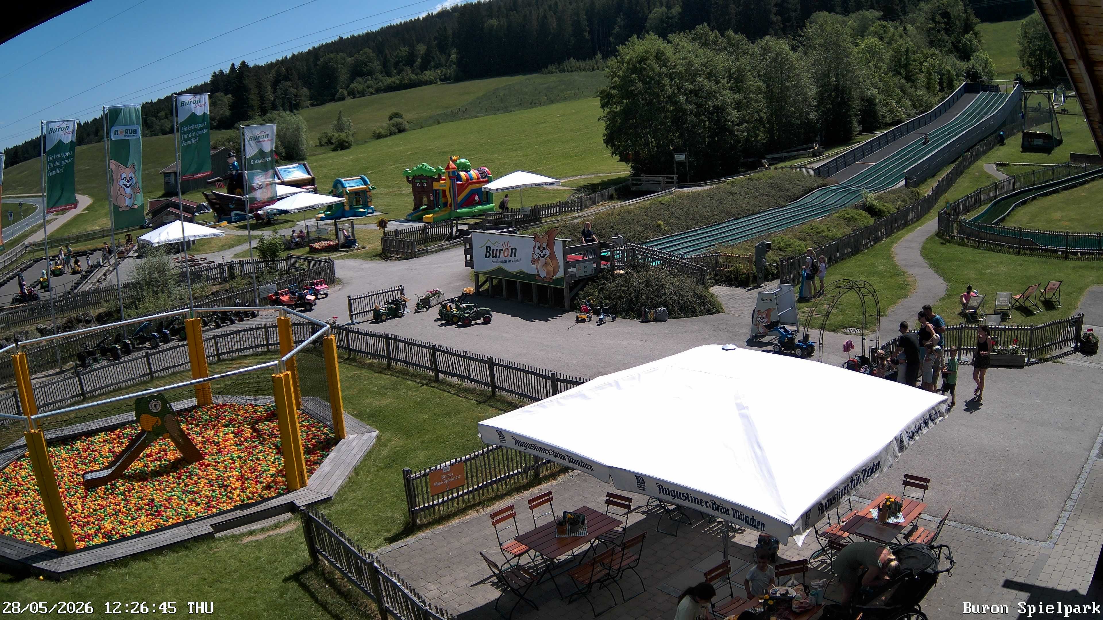 Archiv Foto Webcam Fernsicht auf den Gasthof Buron Stadl im Tal