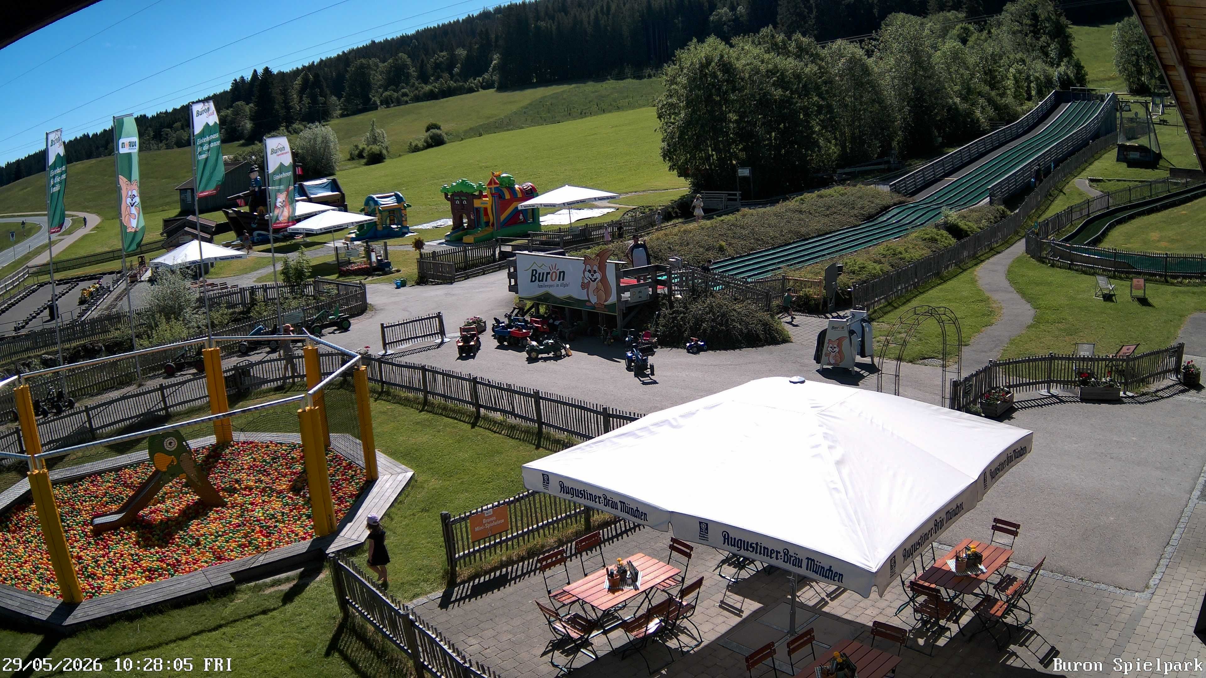 Archiv Foto Webcam Fernsicht auf den Gasthof Buron Stadl im Tal