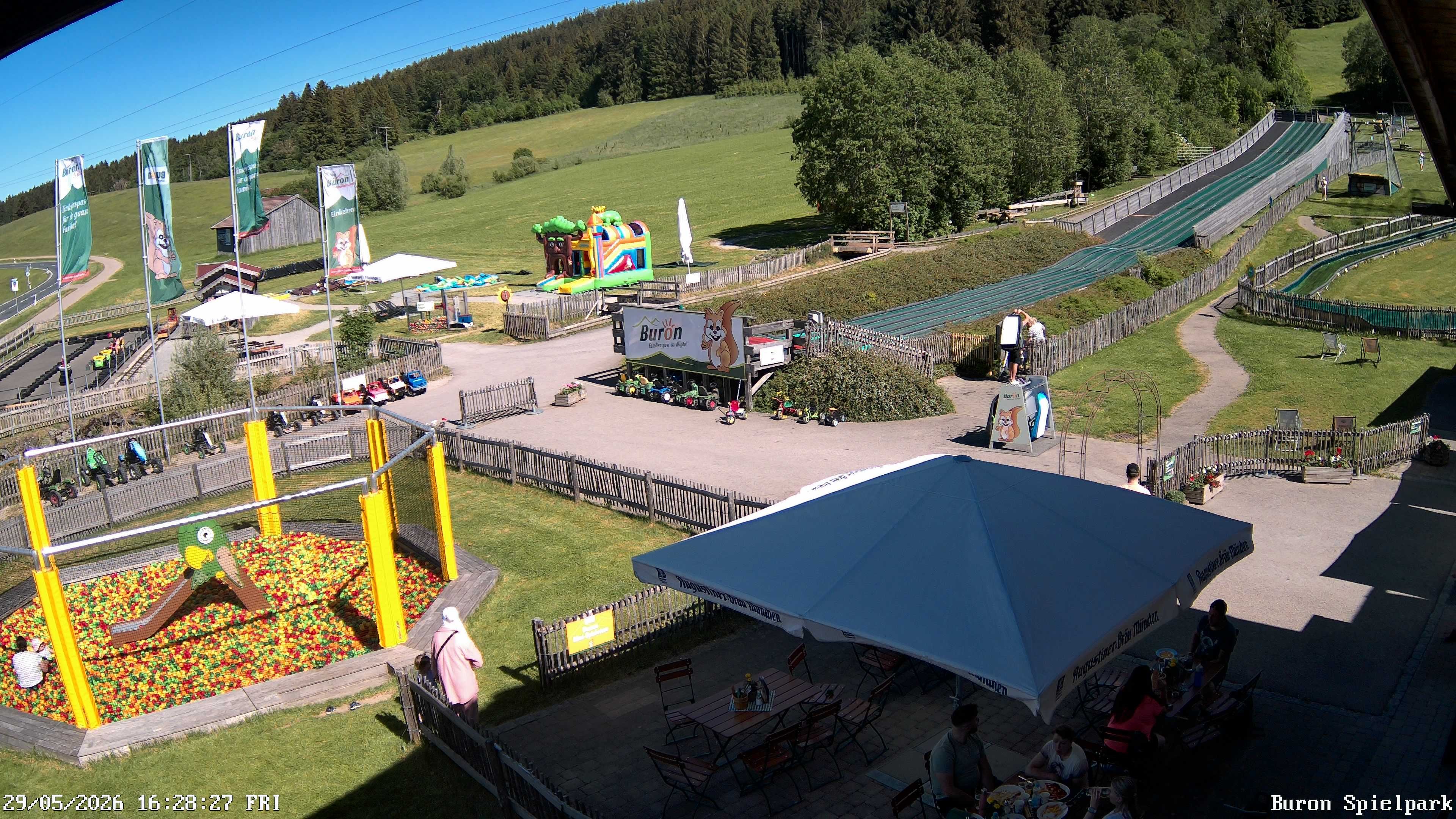Archiv Foto Webcam Fernsicht auf den Gasthof Buron Stadl im Tal