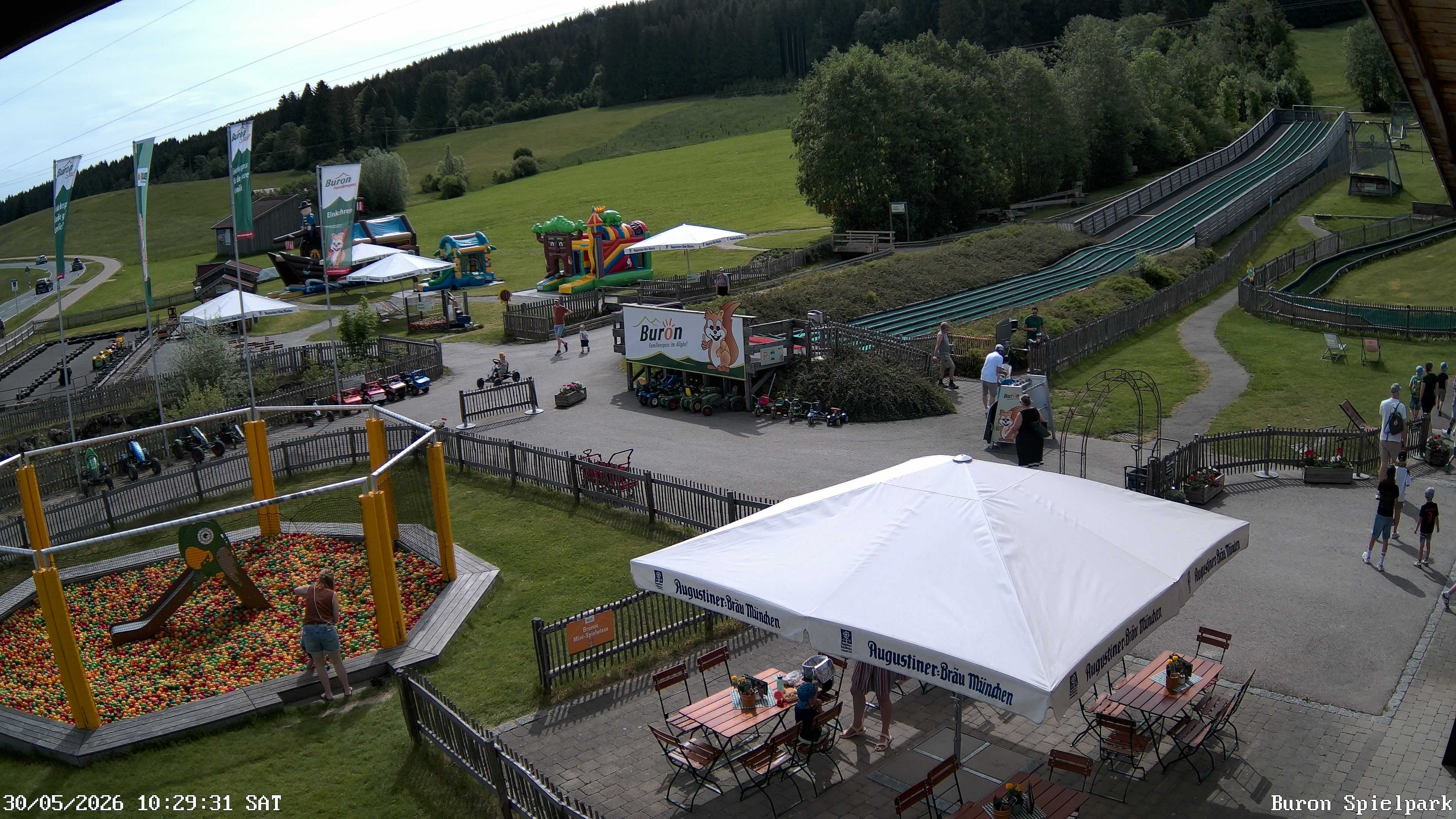 Archiv Foto Webcam Fernsicht auf den Gasthof Buron Stadl im Tal