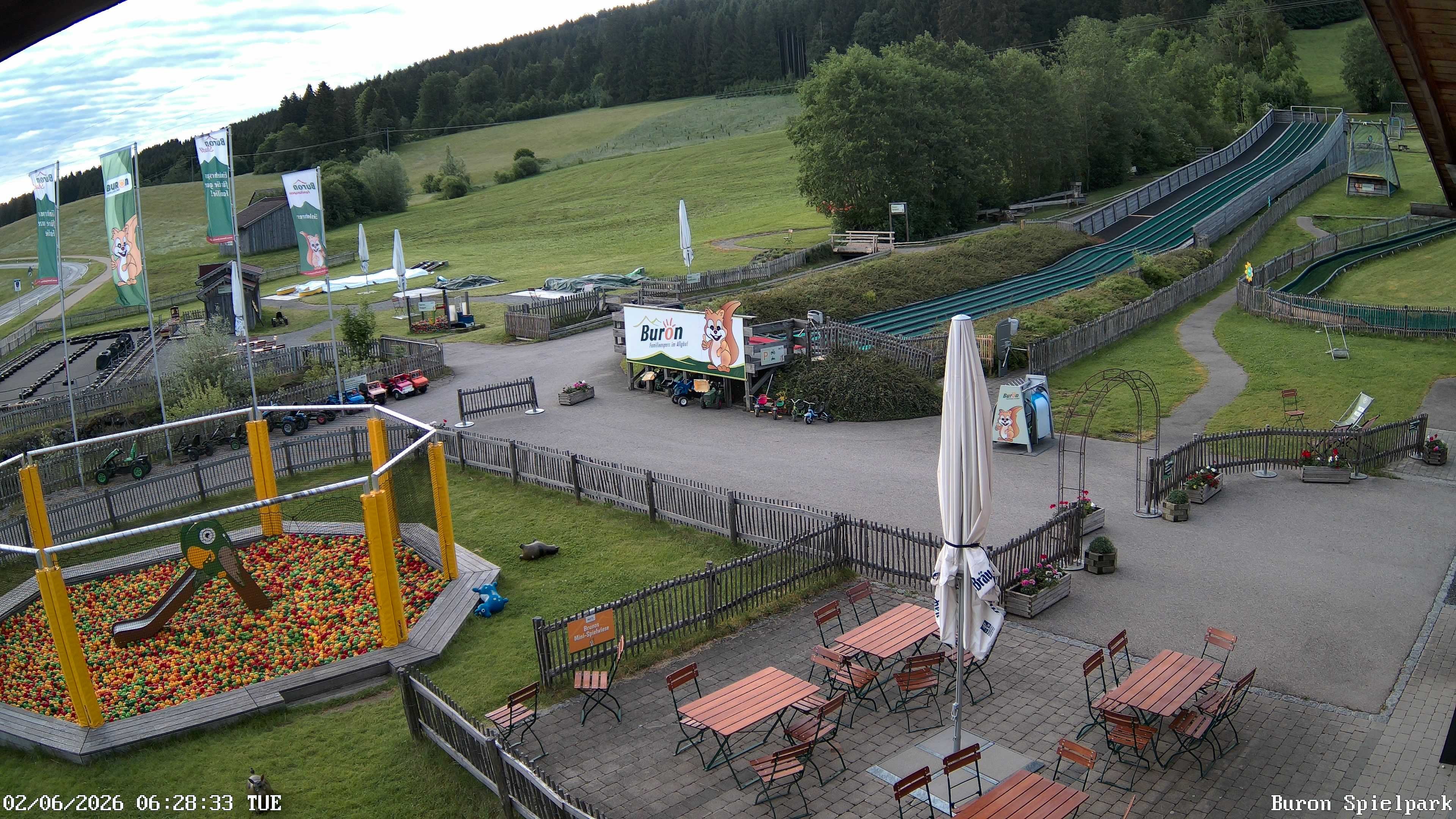 Archiv Foto Webcam Fernsicht auf den Gasthof Buron Stadl im Tal