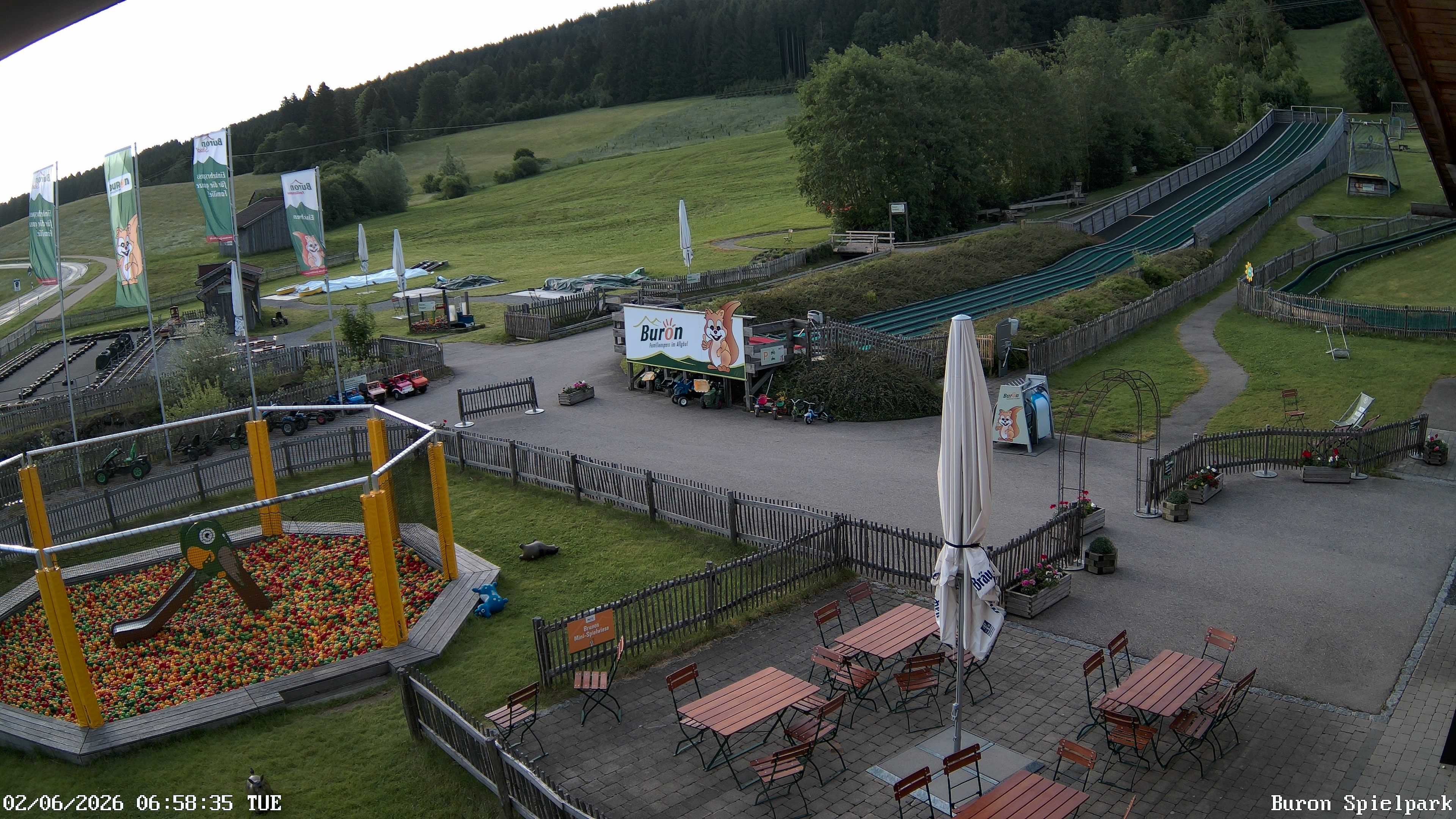 Archiv Foto Webcam Fernsicht auf den Gasthof Buron Stadl im Tal