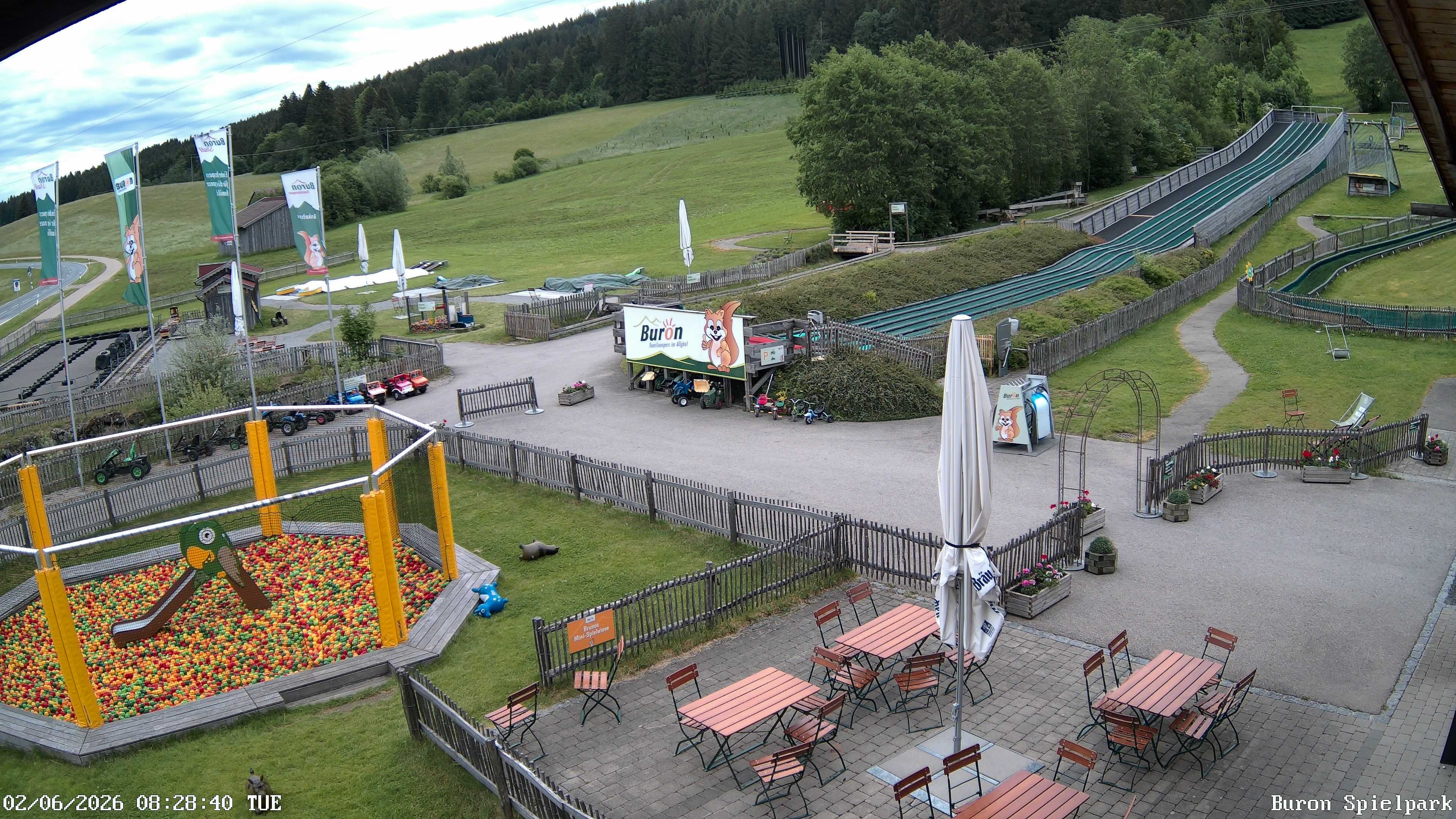 Archiv Foto Webcam Fernsicht auf den Gasthof Buron Stadl im Tal