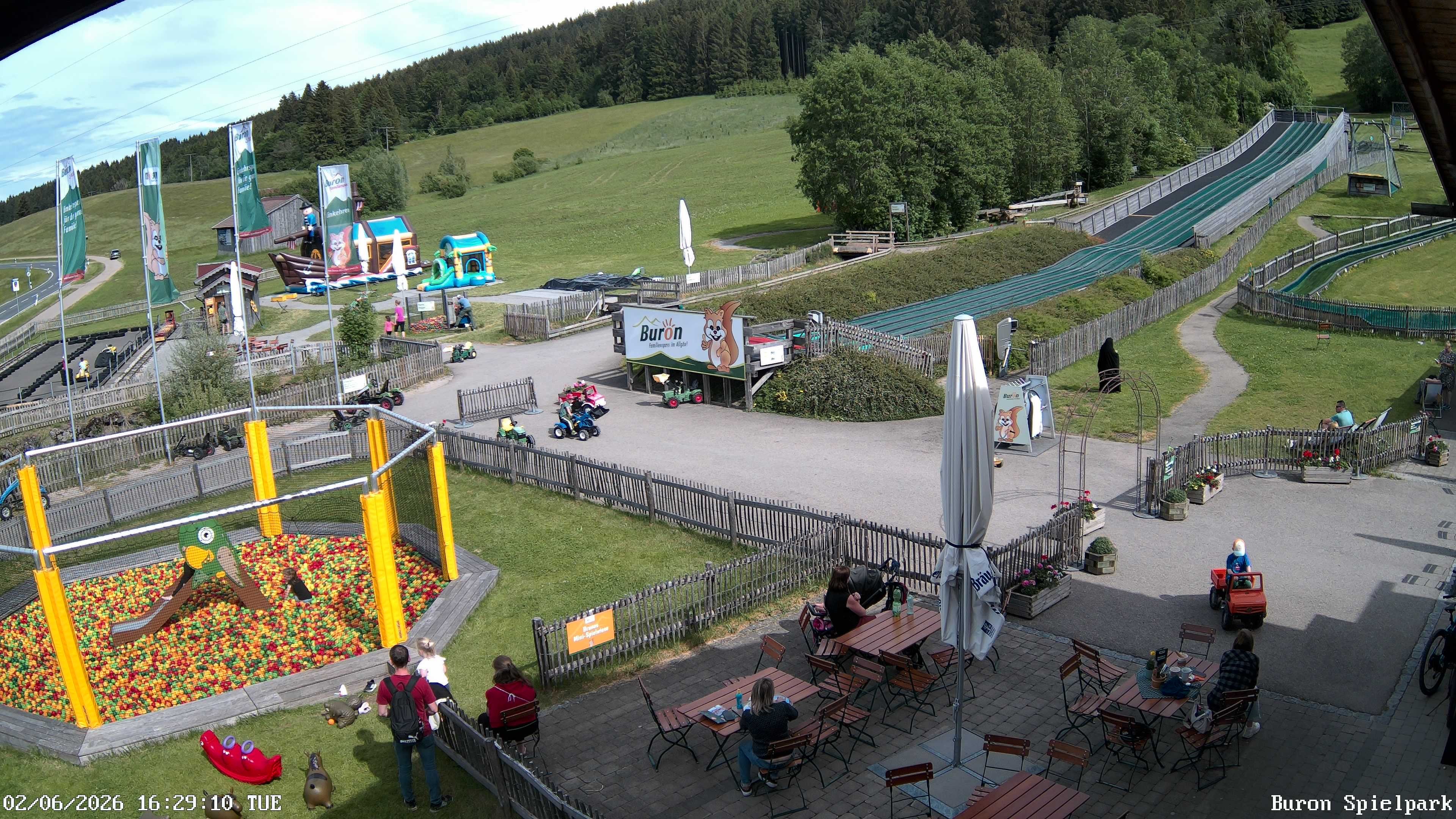 Archiv Foto Webcam Fernsicht auf den Gasthof Buron Stadl im Tal
