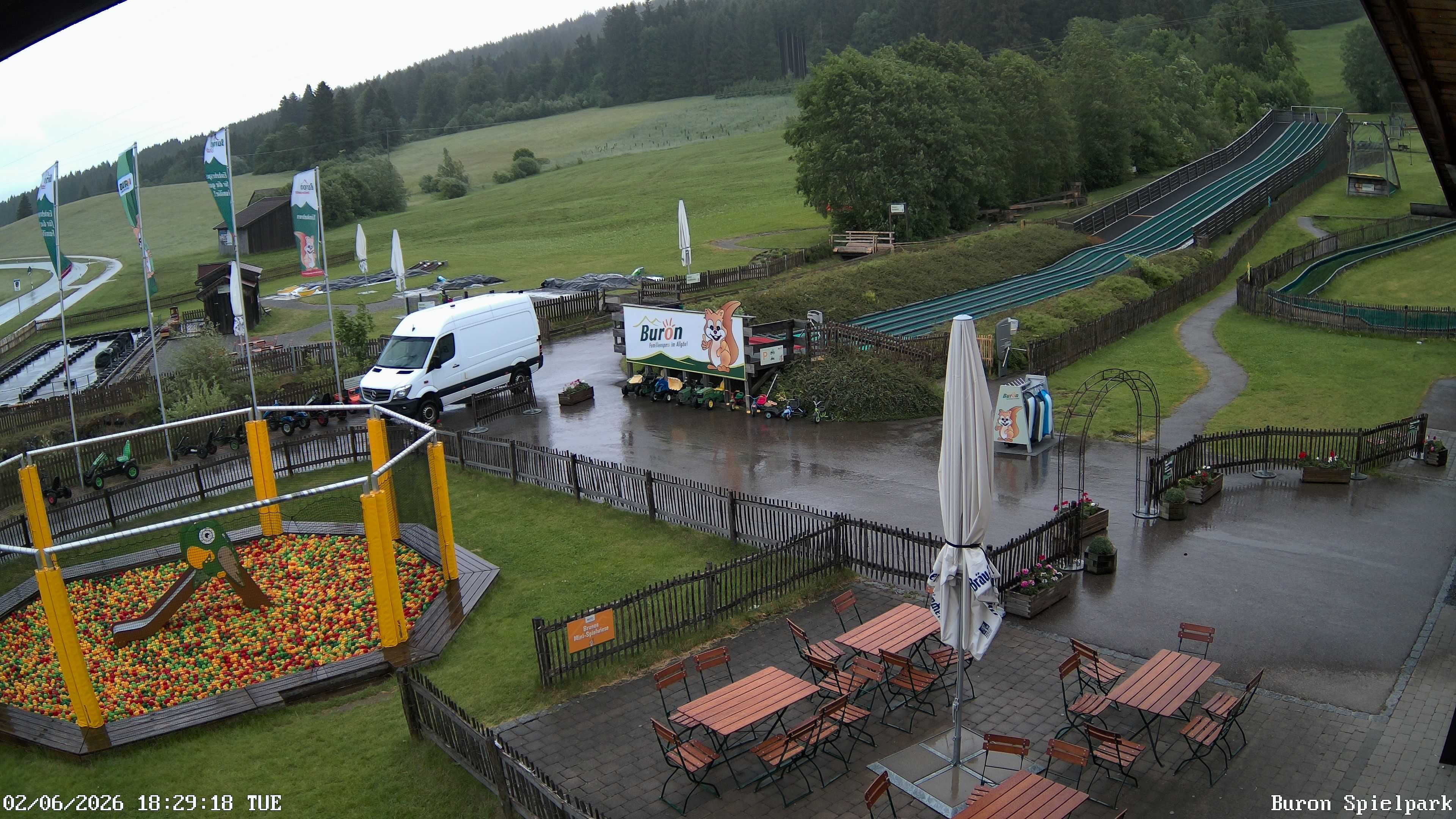 Archiv Foto Webcam Fernsicht auf den Gasthof Buron Stadl im Tal