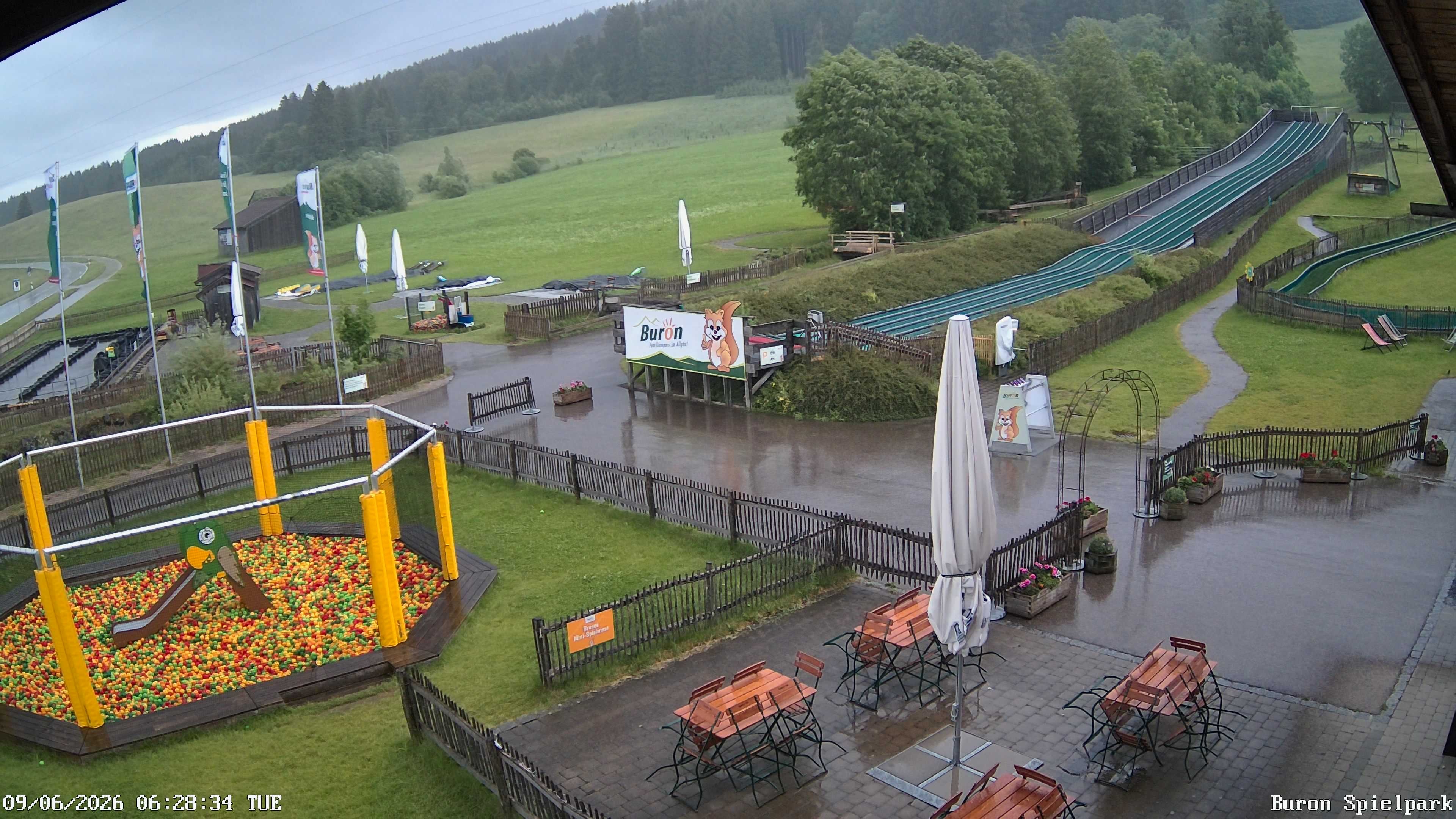 Archiv Foto Webcam Fernsicht auf den Gasthof Buron Stadl im Tal
