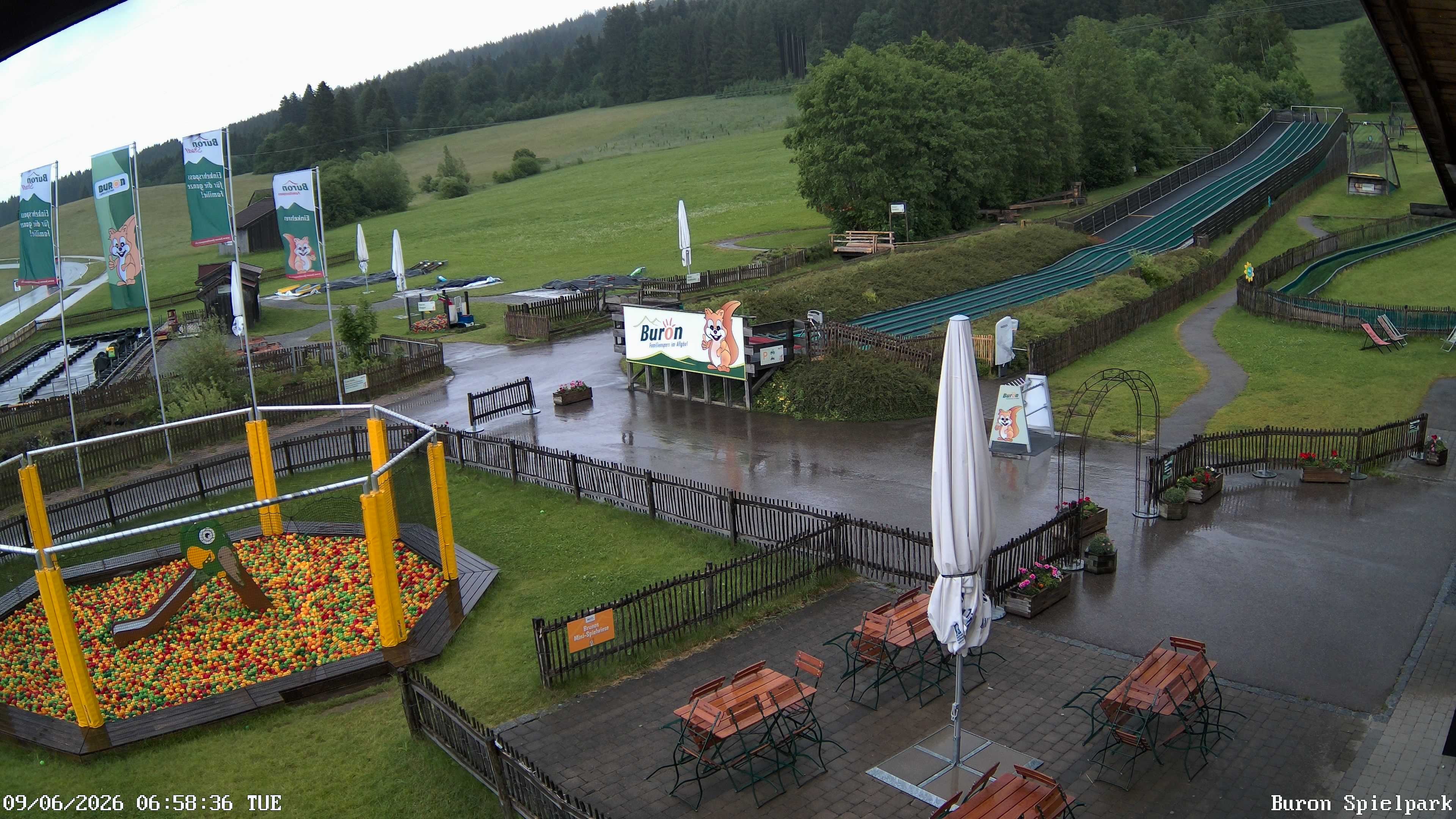 Archiv Foto Webcam Fernsicht auf den Gasthof Buron Stadl im Tal