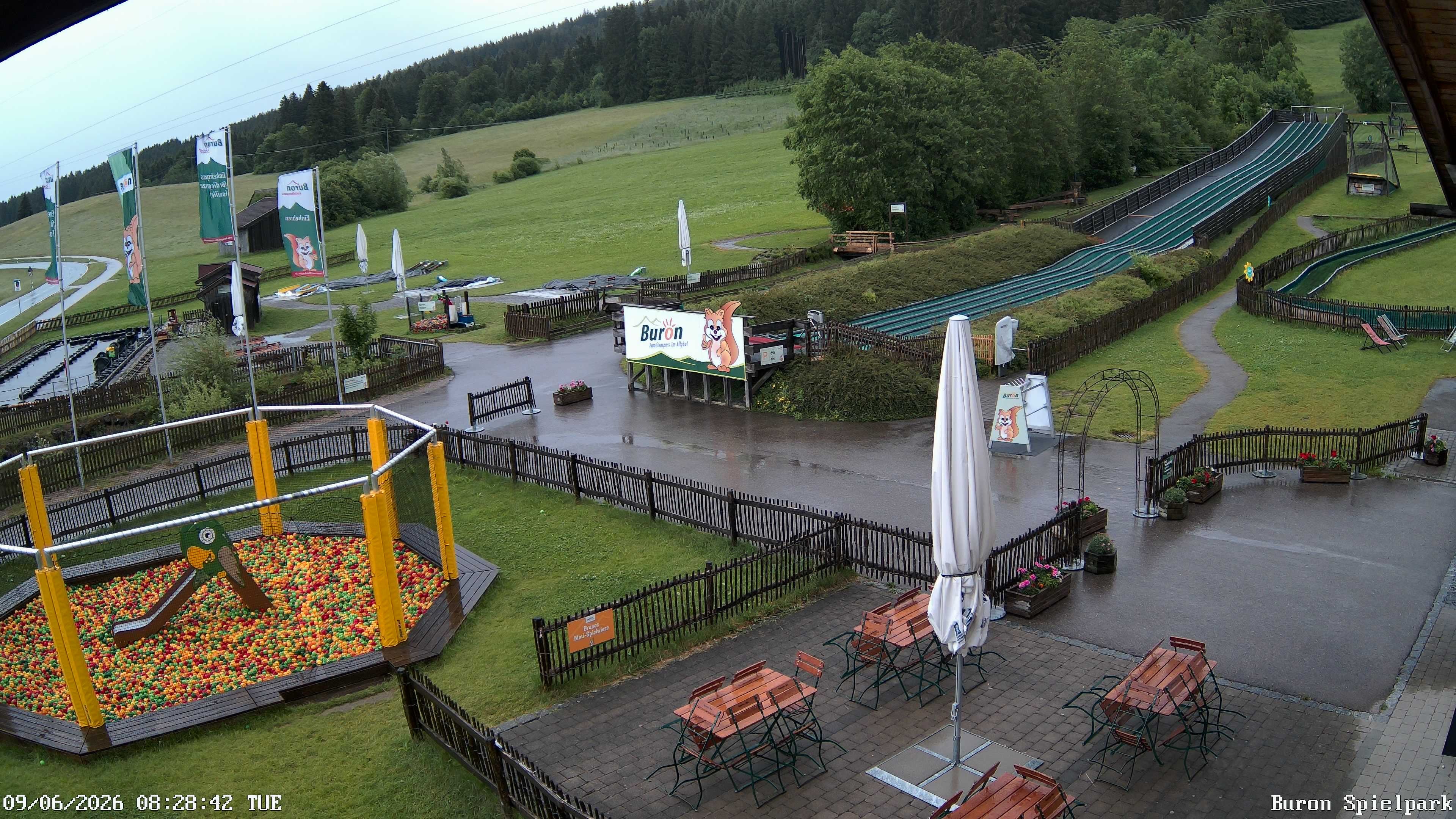 Archiv Foto Webcam Fernsicht auf den Gasthof Buron Stadl im Tal