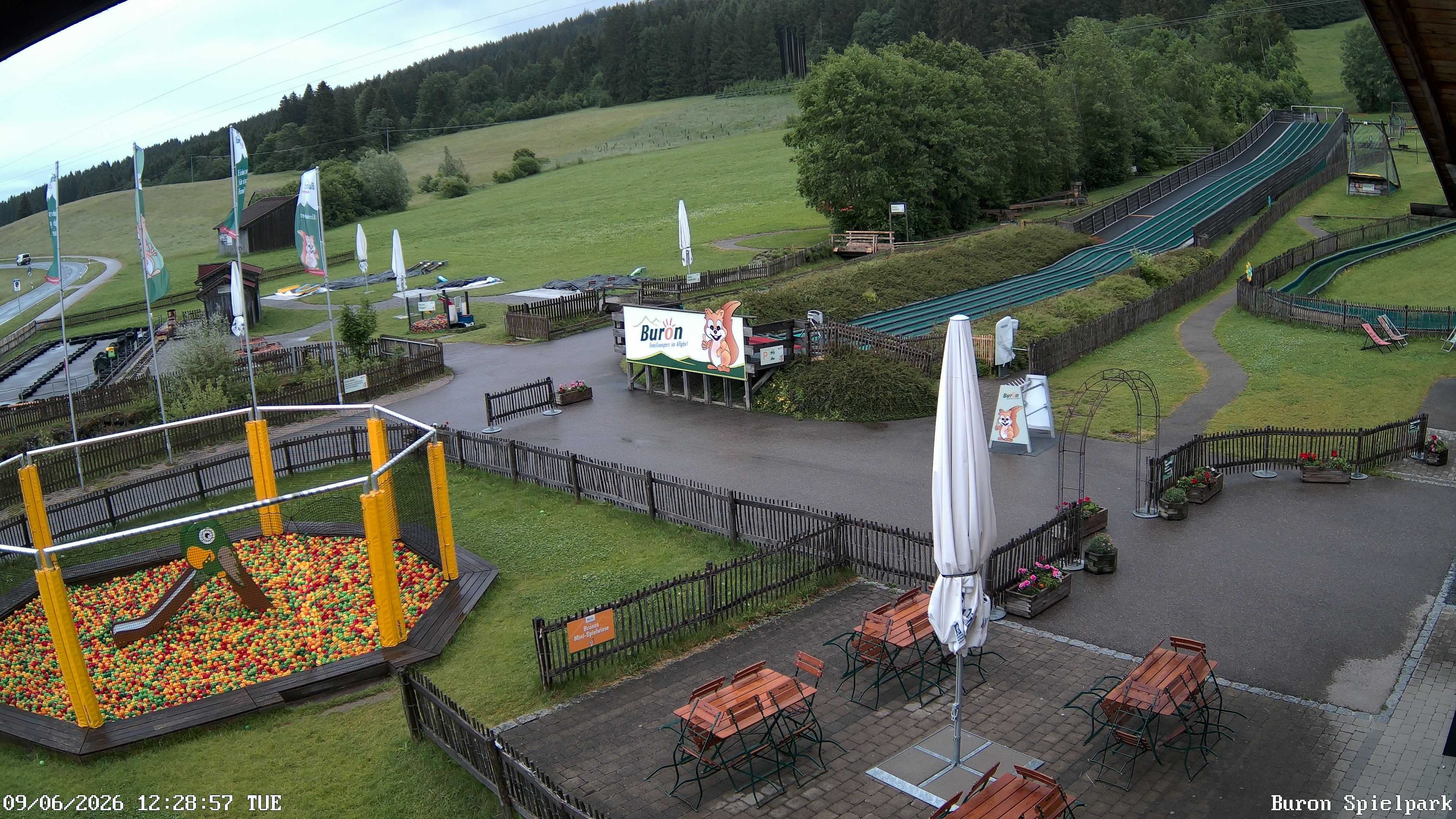 Archiv Foto Webcam Fernsicht auf den Gasthof Buron Stadl im Tal