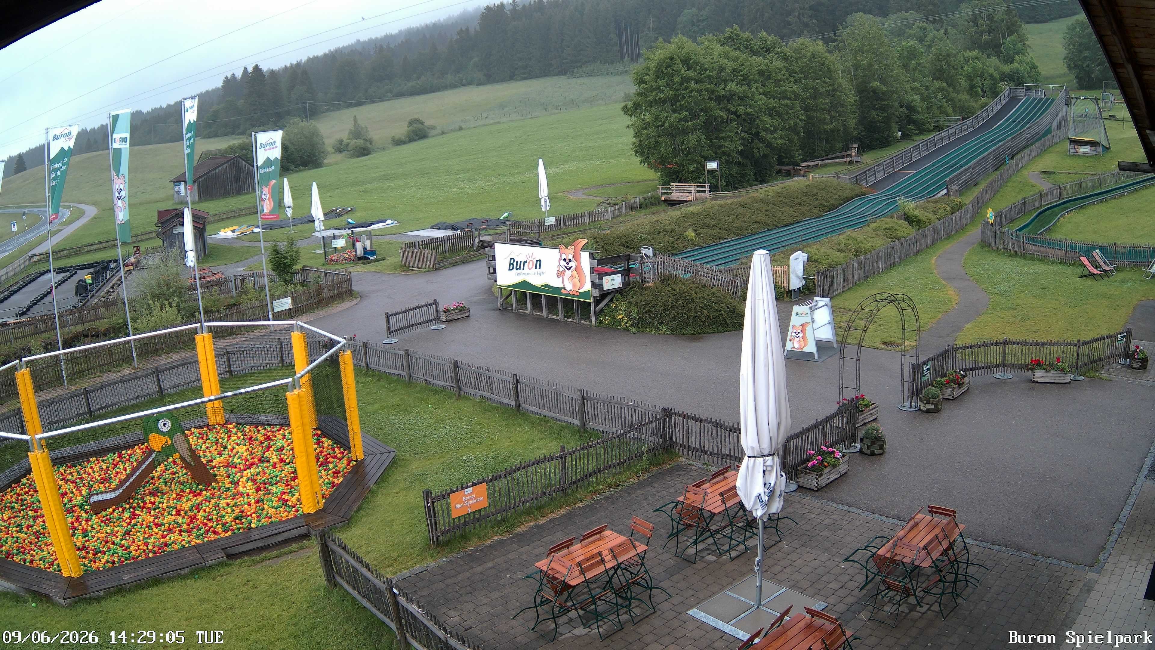 Archiv Foto Webcam Fernsicht auf den Gasthof Buron Stadl im Tal