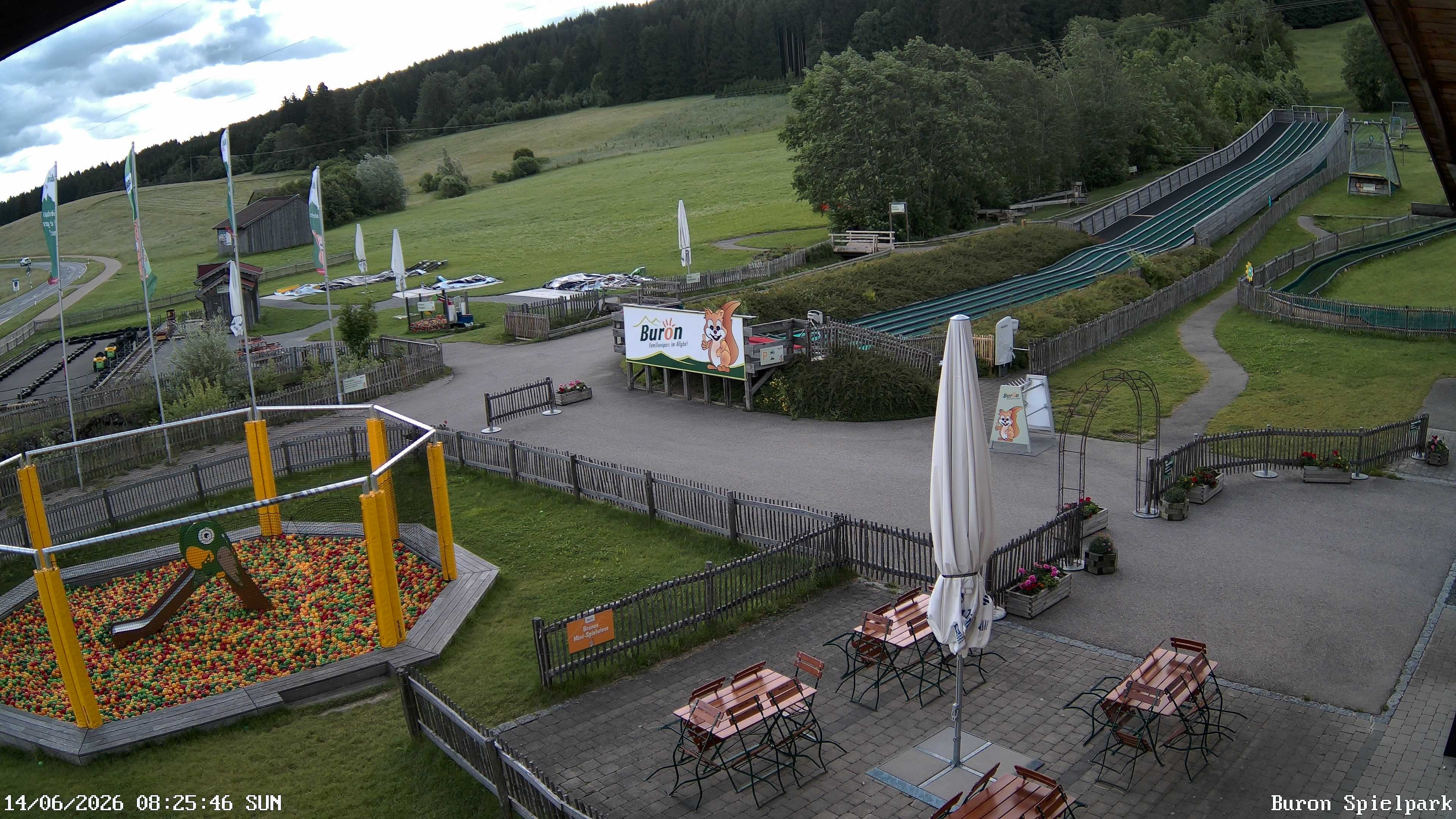Archiv Foto Webcam Fernsicht auf den Gasthof Buron Stadl im Tal