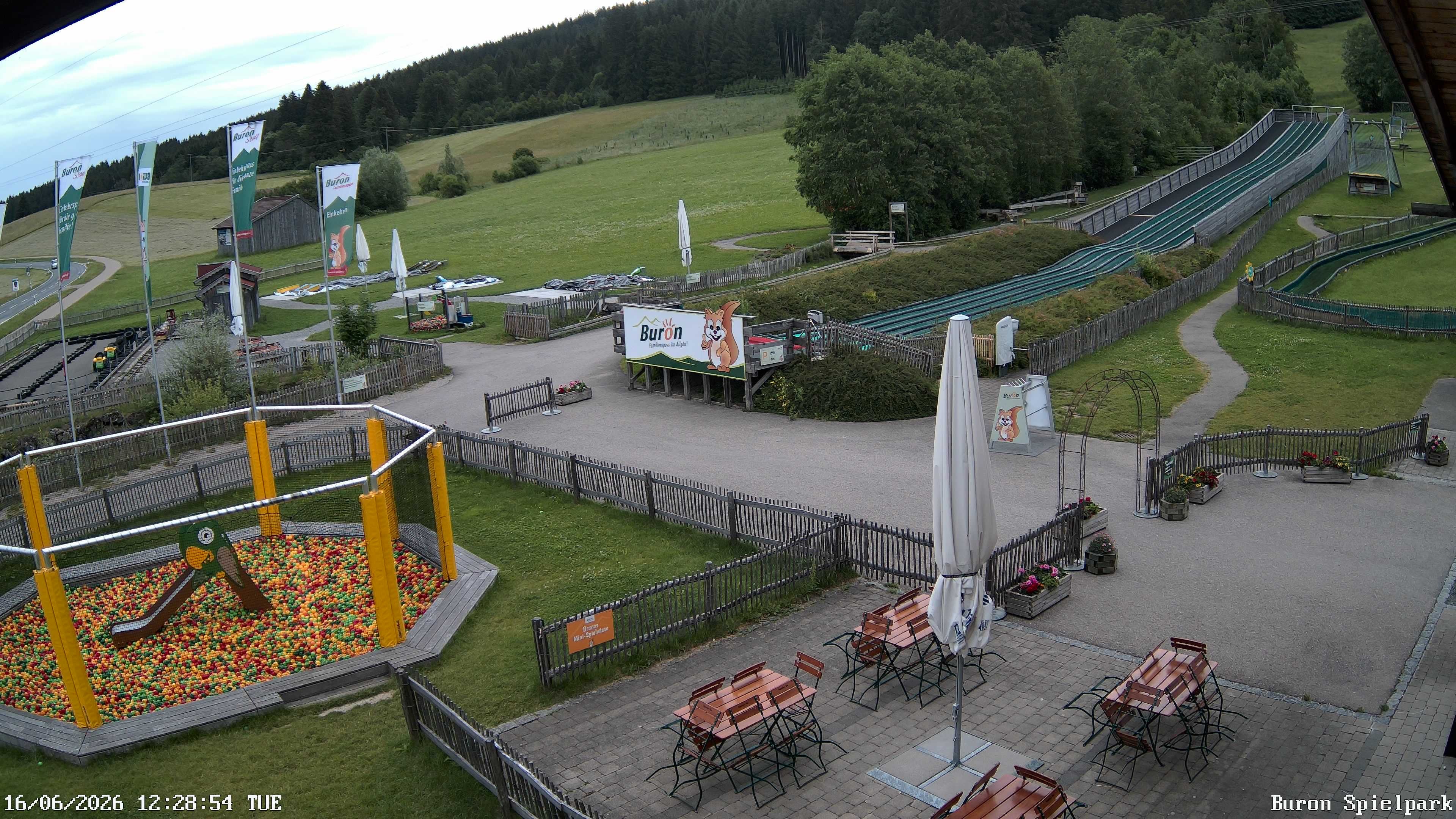 Archiv Foto Webcam Fernsicht auf den Gasthof Buron Stadl im Tal