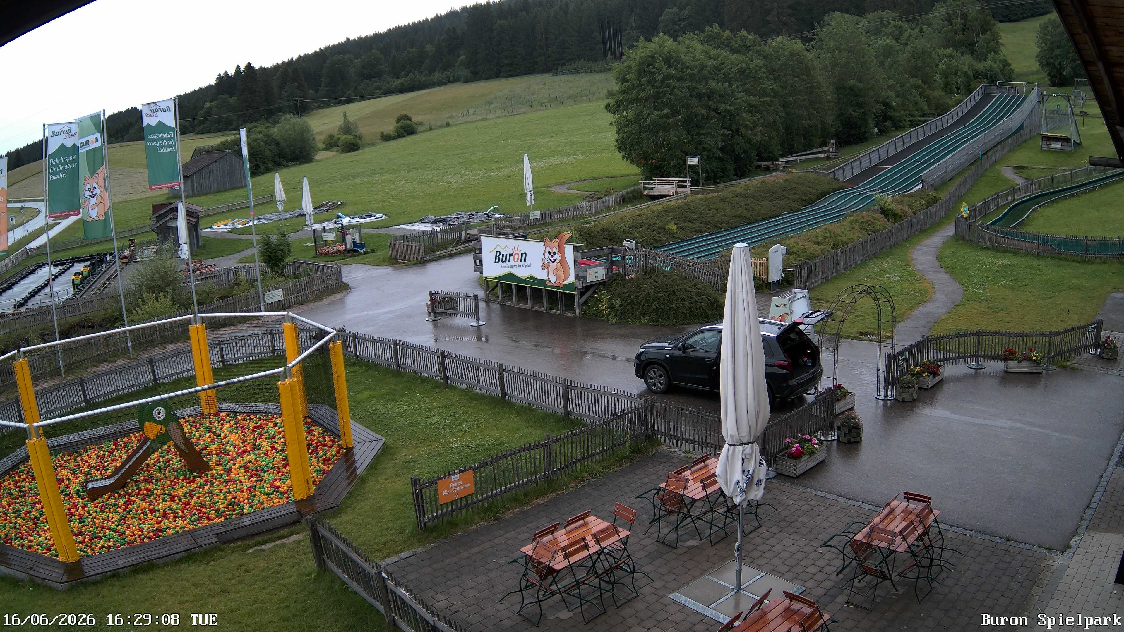 Archiv Foto Webcam Fernsicht auf den Gasthof Buron Stadl im Tal