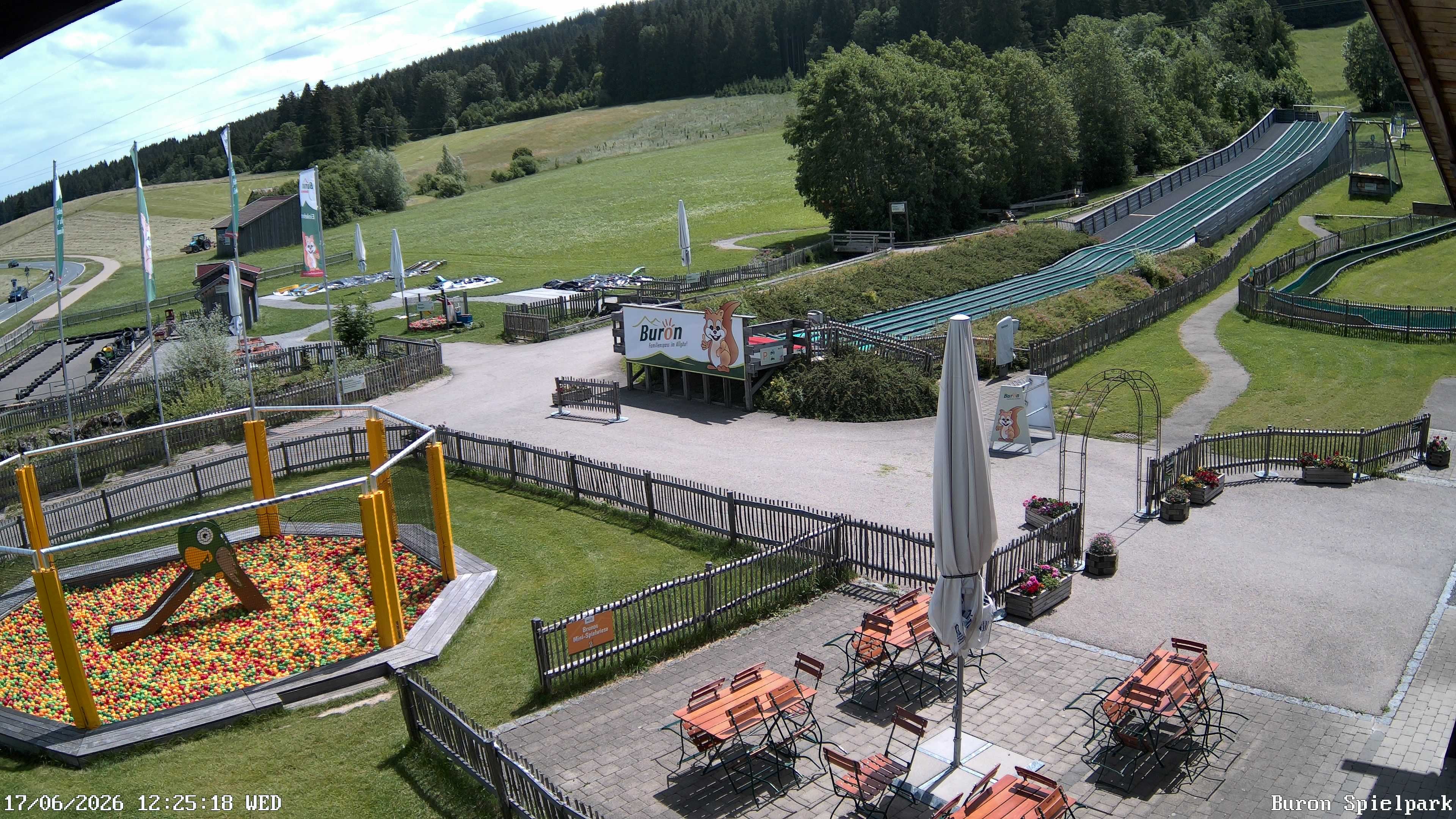 Archiv Foto Webcam Fernsicht auf den Gasthof Buron Stadl im Tal