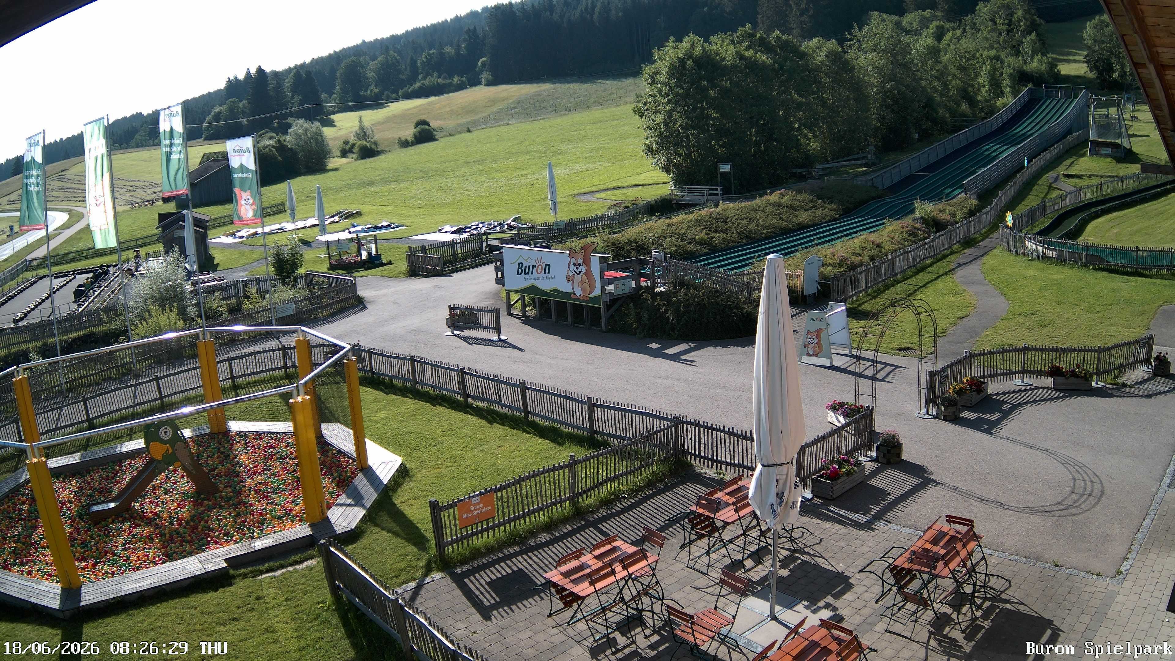 Archiv Foto Webcam Fernsicht auf den Gasthof Buron Stadl im Tal