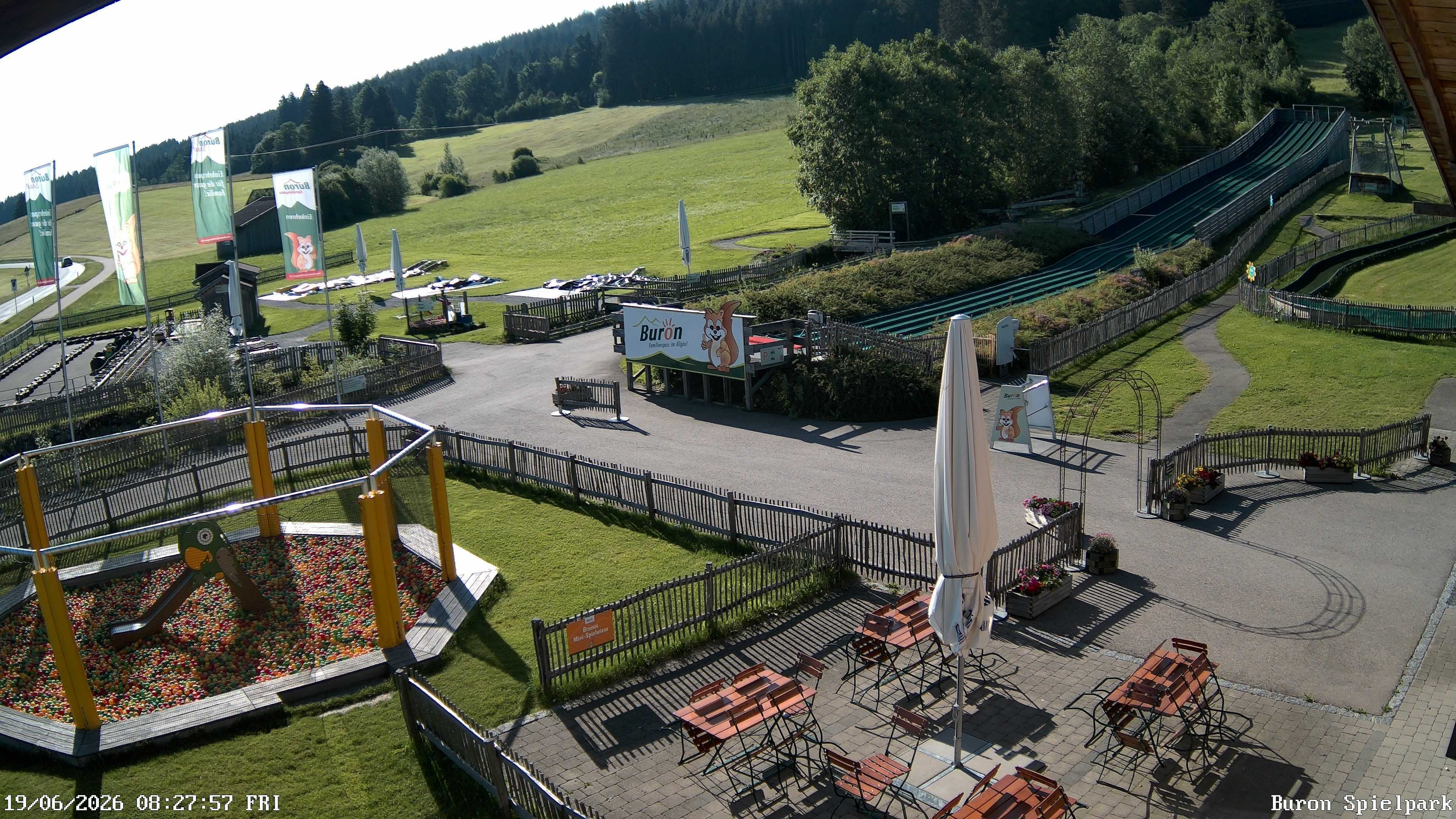 Archiv Foto Webcam Fernsicht auf den Gasthof Buron Stadl im Tal