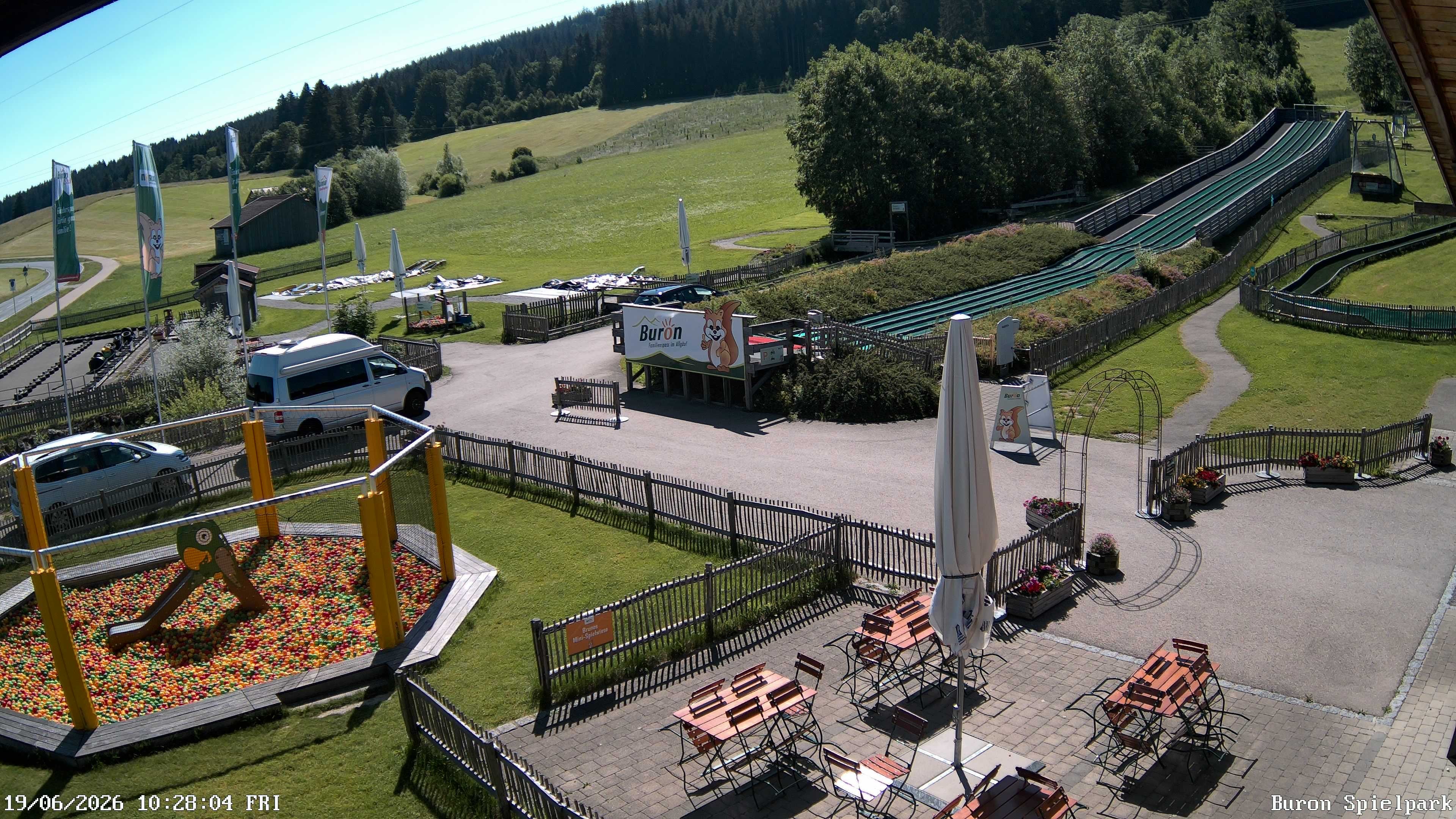 Archiv Foto Webcam Fernsicht auf den Gasthof Buron Stadl im Tal