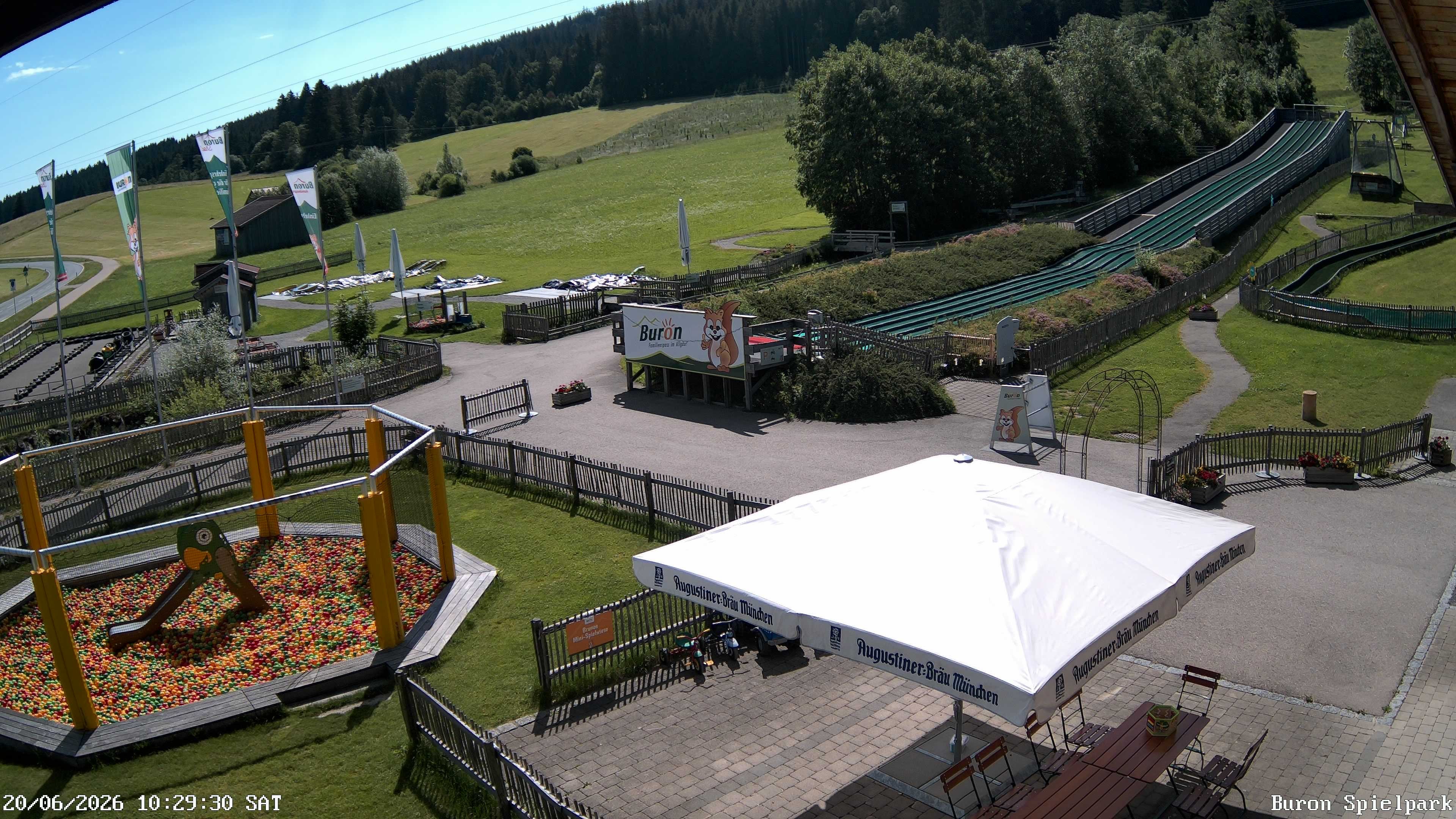 Archiv Foto Webcam Fernsicht auf den Gasthof Buron Stadl im Tal