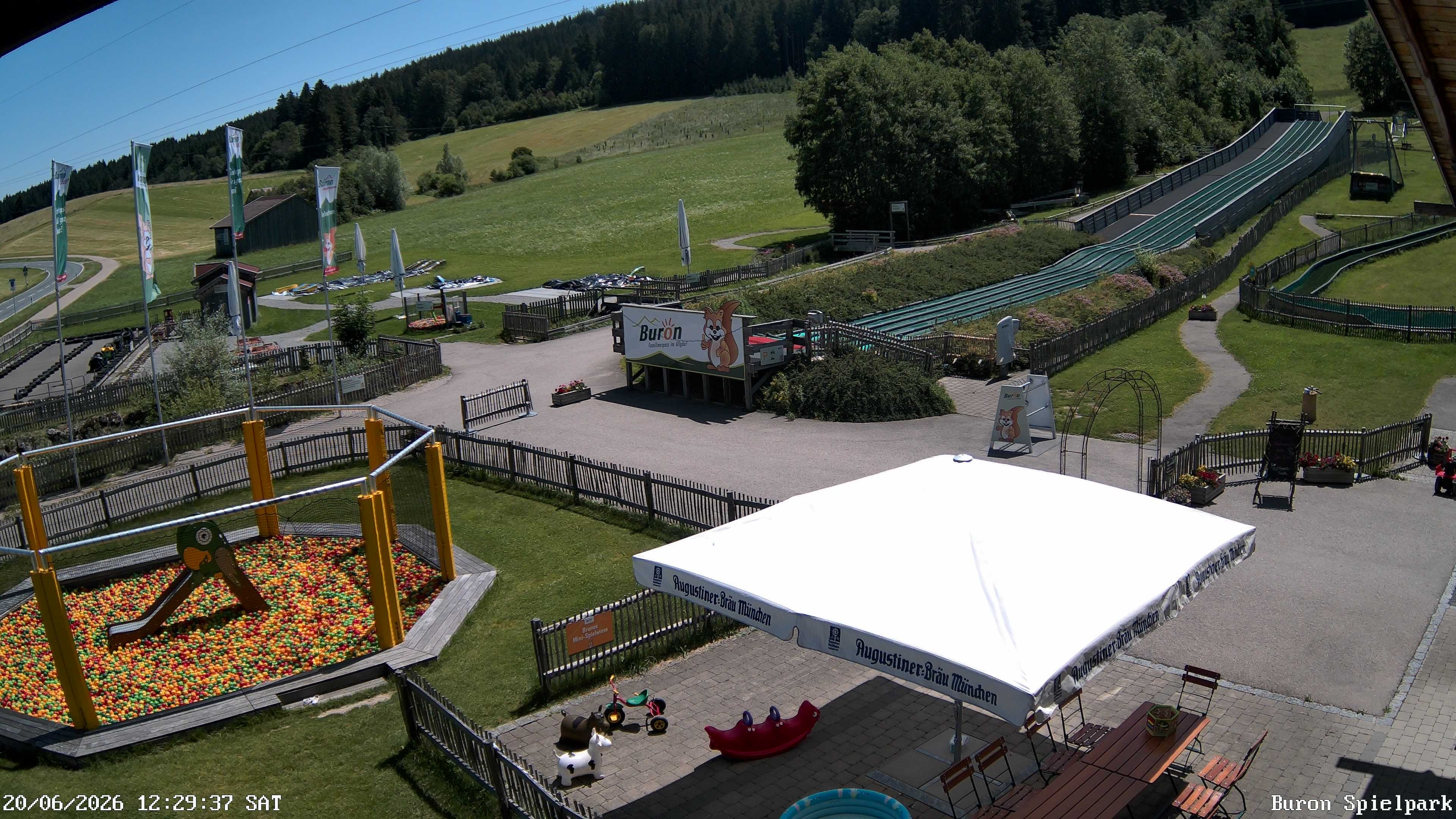 Archiv Foto Webcam Fernsicht auf den Gasthof Buron Stadl im Tal