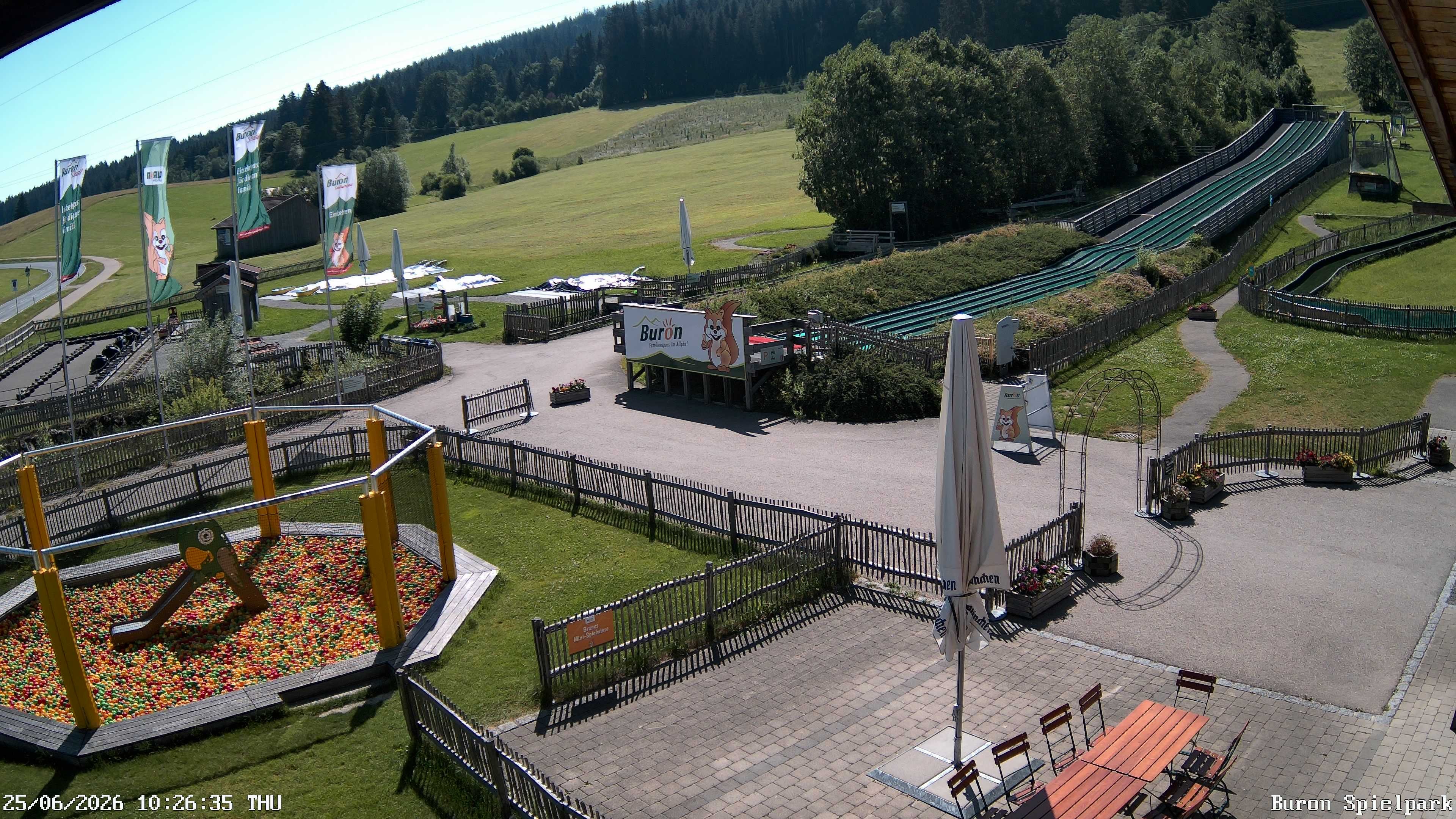 Archiv Foto Webcam Fernsicht auf den Gasthof Buron Stadl im Tal