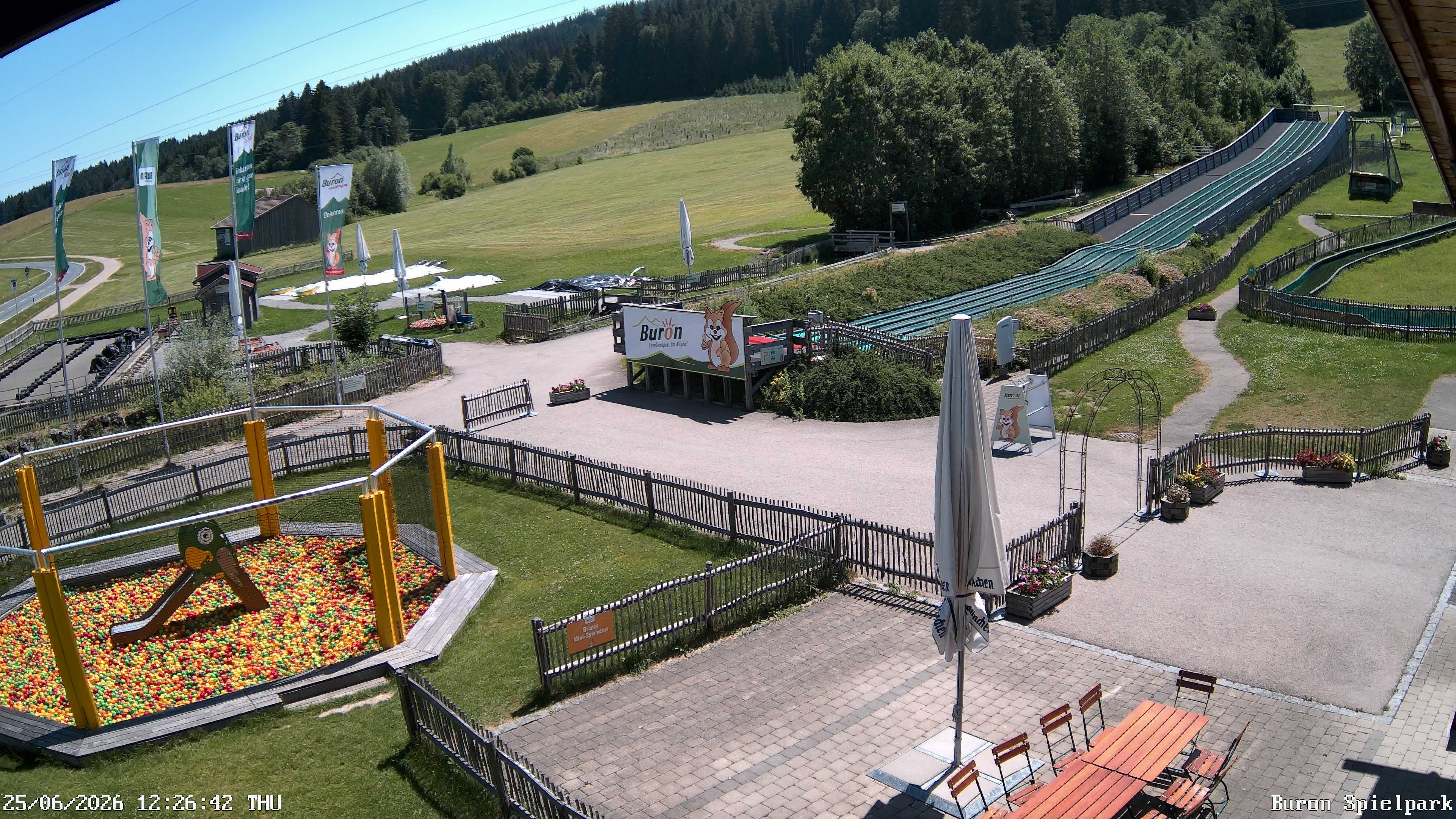 Archiv Foto Webcam Fernsicht auf den Gasthof Buron Stadl im Tal